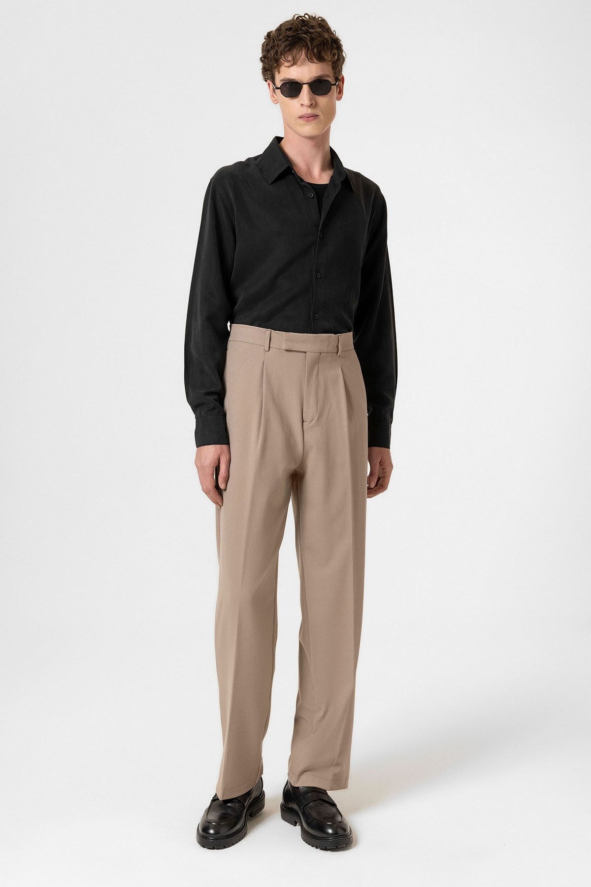 Antioch High-Waisted Zipper-Front Men's Pants