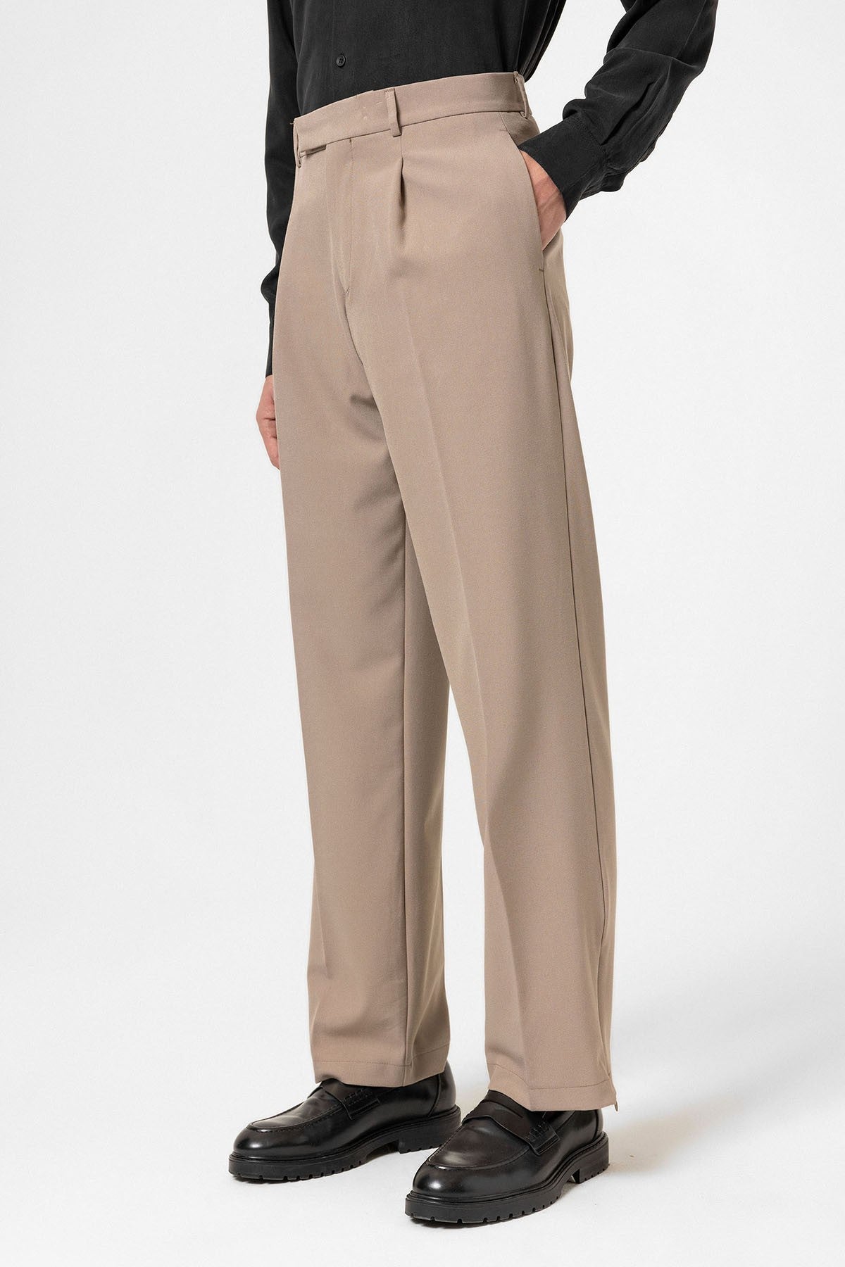 Antioch High-Waisted Zipper-Front Men's Pants