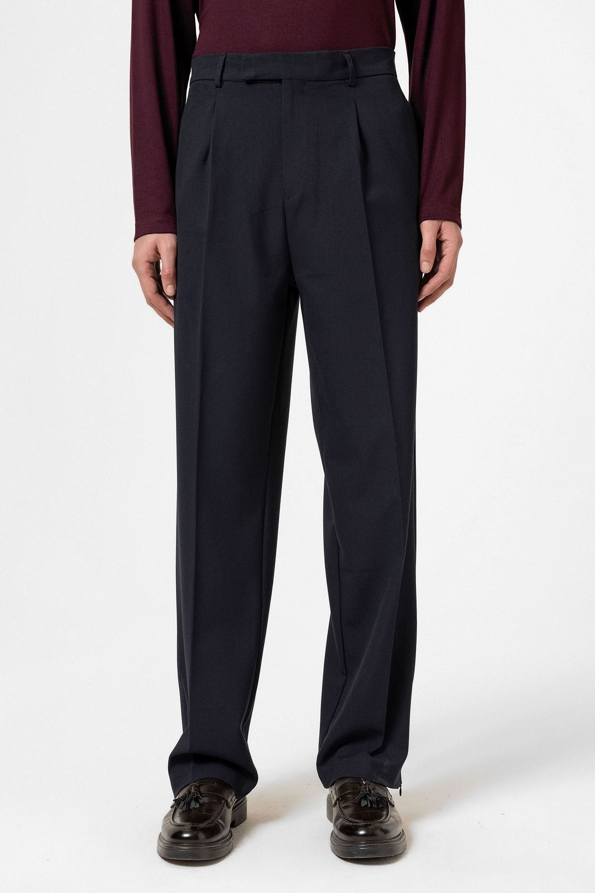 Antioch High-Waisted Zipper-Front Men's Pants