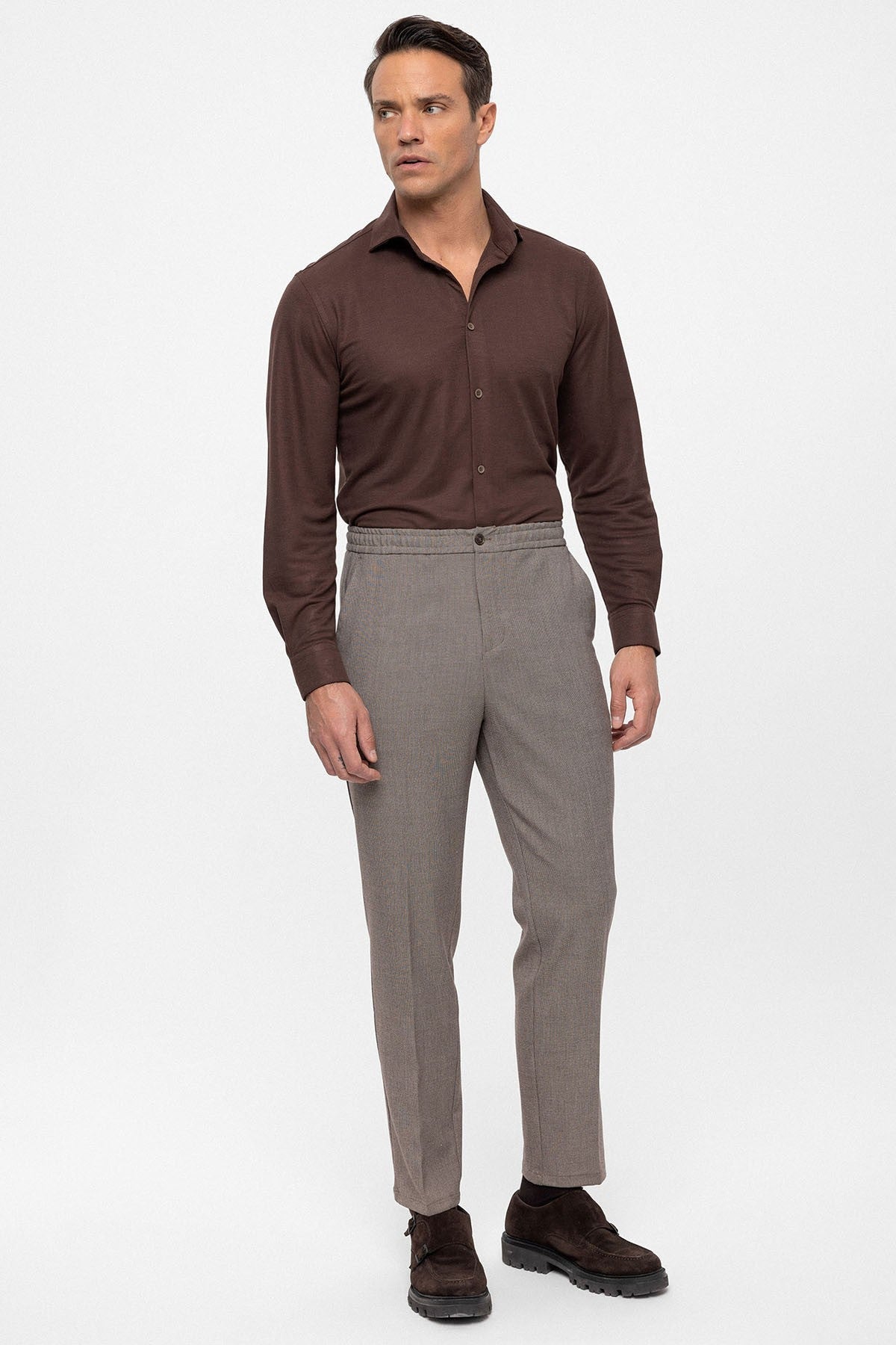 Antioch Elastic Waist Regular Fit Men's Pants