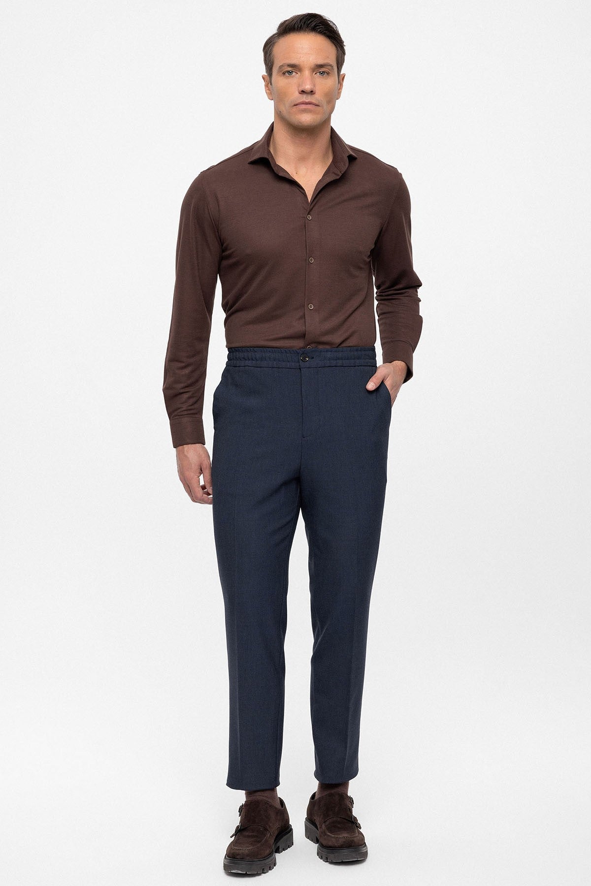 Antioch Elastic Waist Regular Fit Men's Pants
