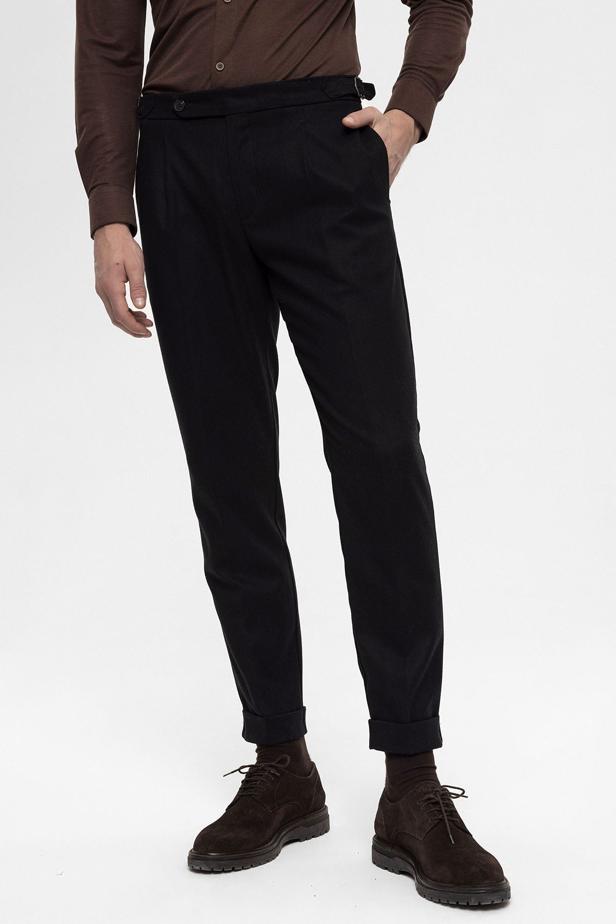 Antioch High-Waisted Pleated Men's Pants
