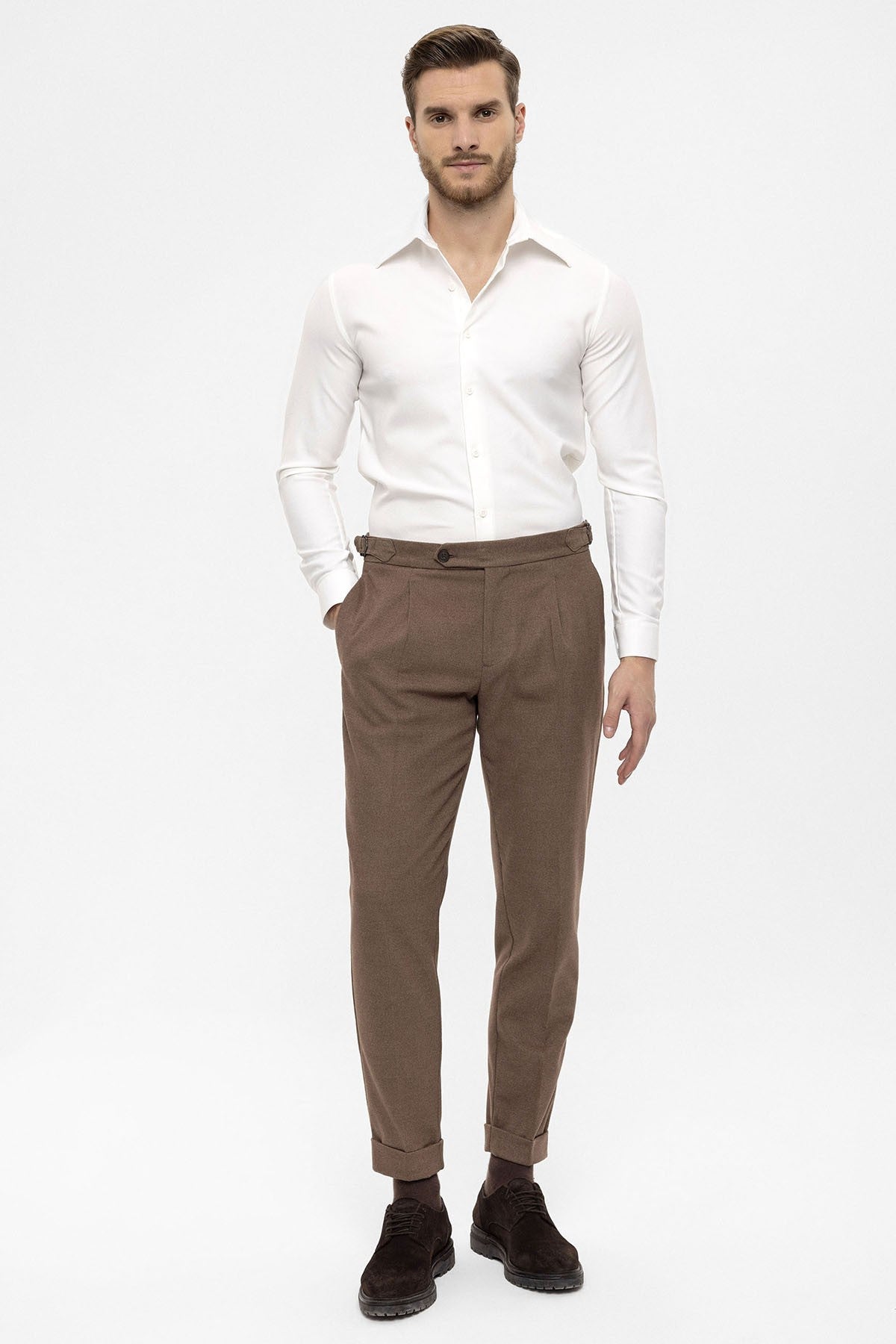 Antioch High-Waisted Pleated Men's Pants