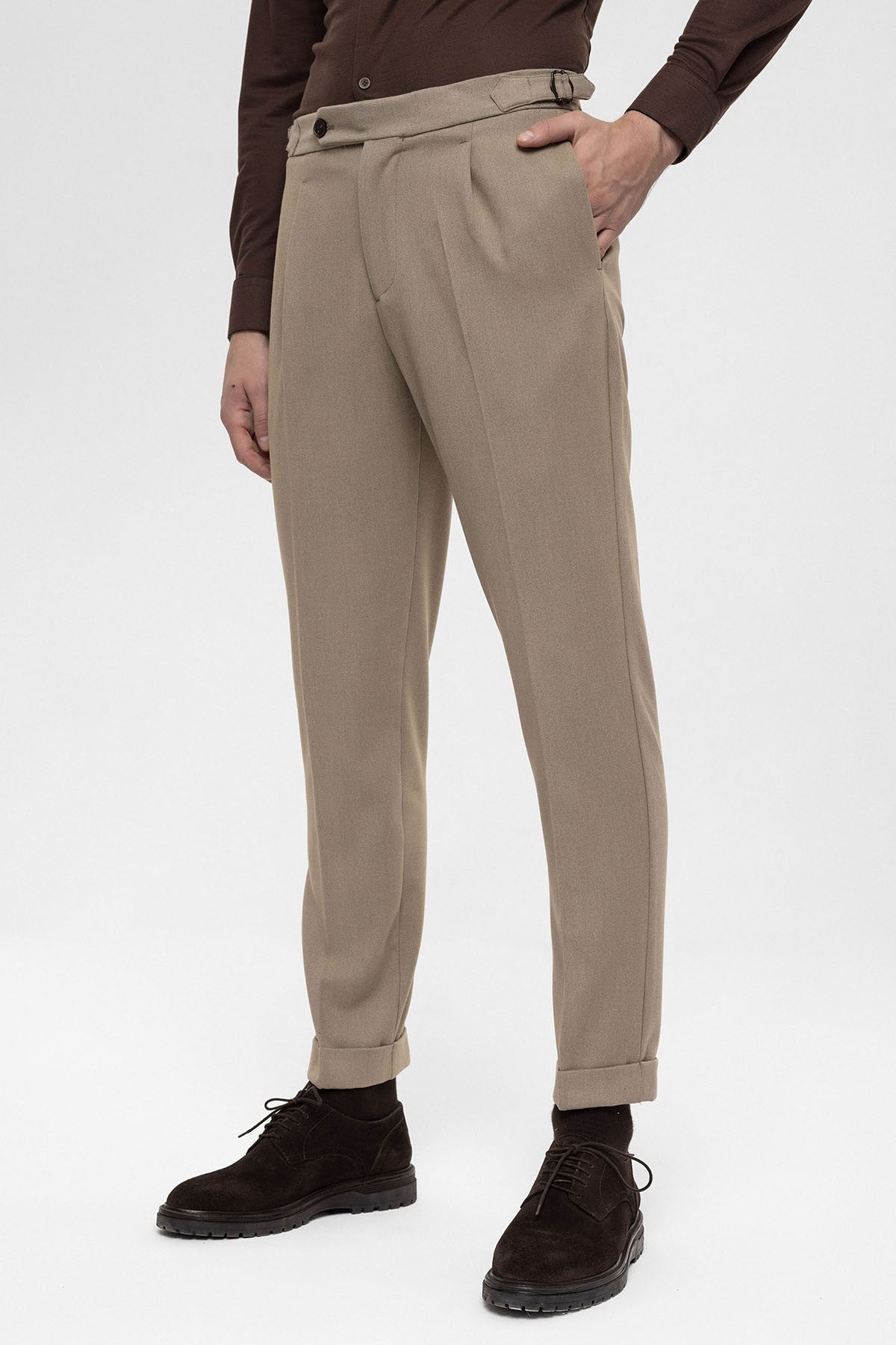 Antioch High-Waisted Pleated Men's Pants