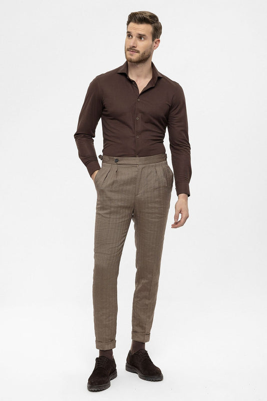 Antioch High-Waisted Double-Pleated Men's Pants