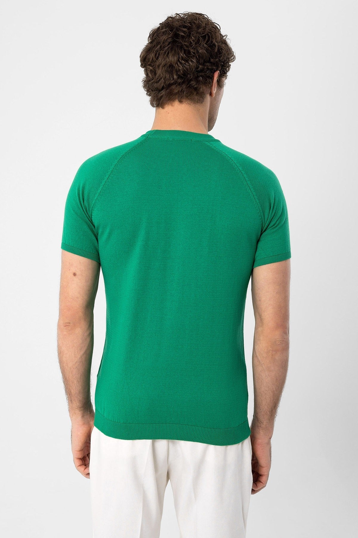 Antioch Bike Collar Slim-Fit Men's Knit T-Shirt