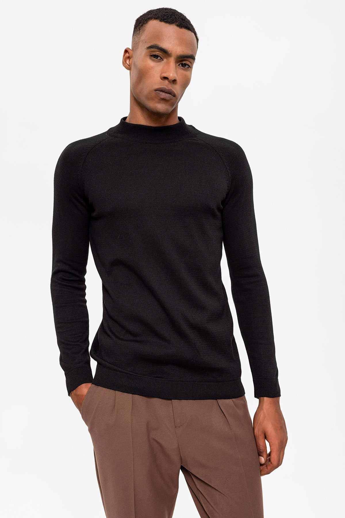 Men's Half-Turtleneck Sweater