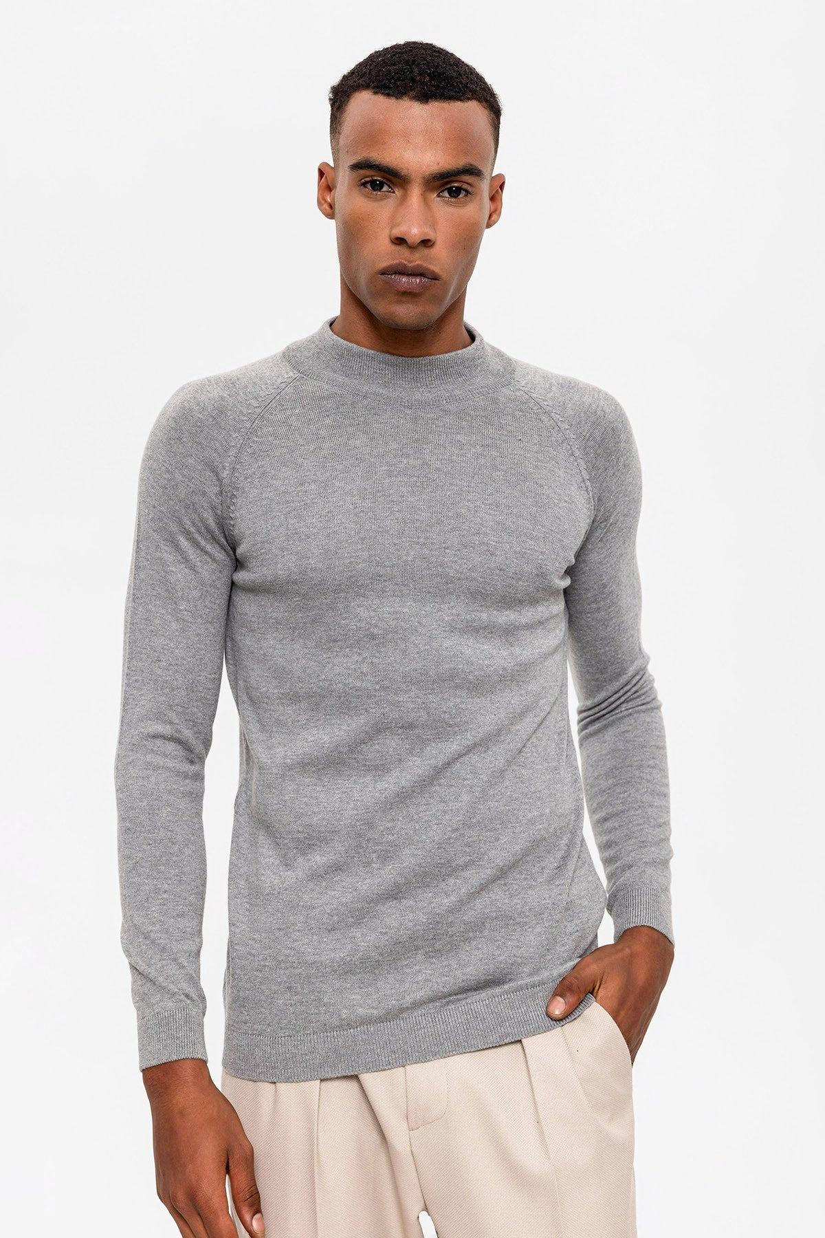 Men's Half-Turtleneck Sweater