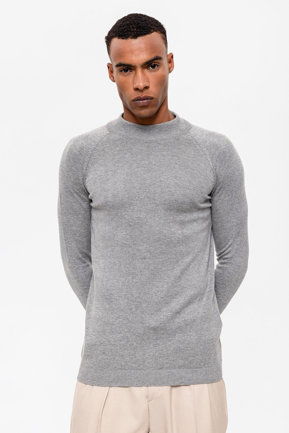 Men's Half-Turtleneck Sweater