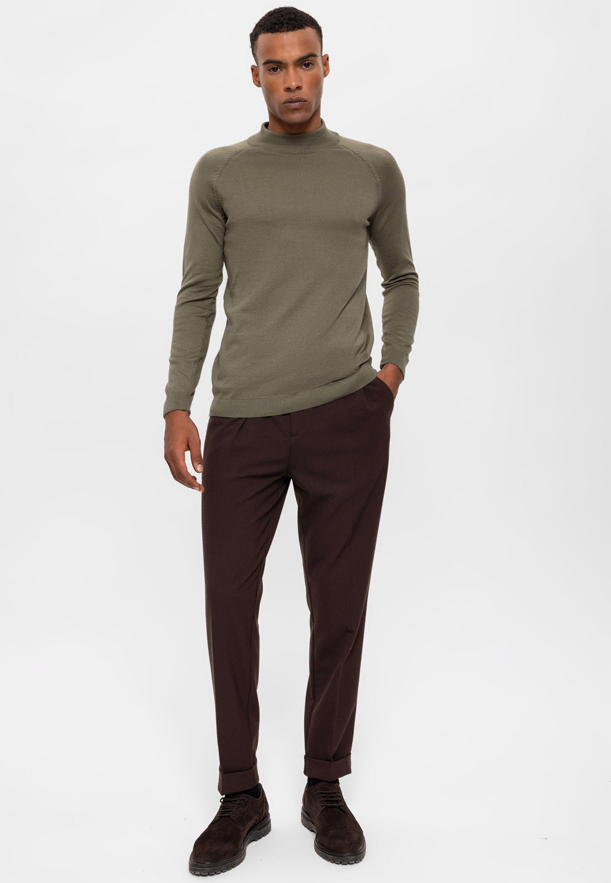 Men's Half-Turtleneck Sweater