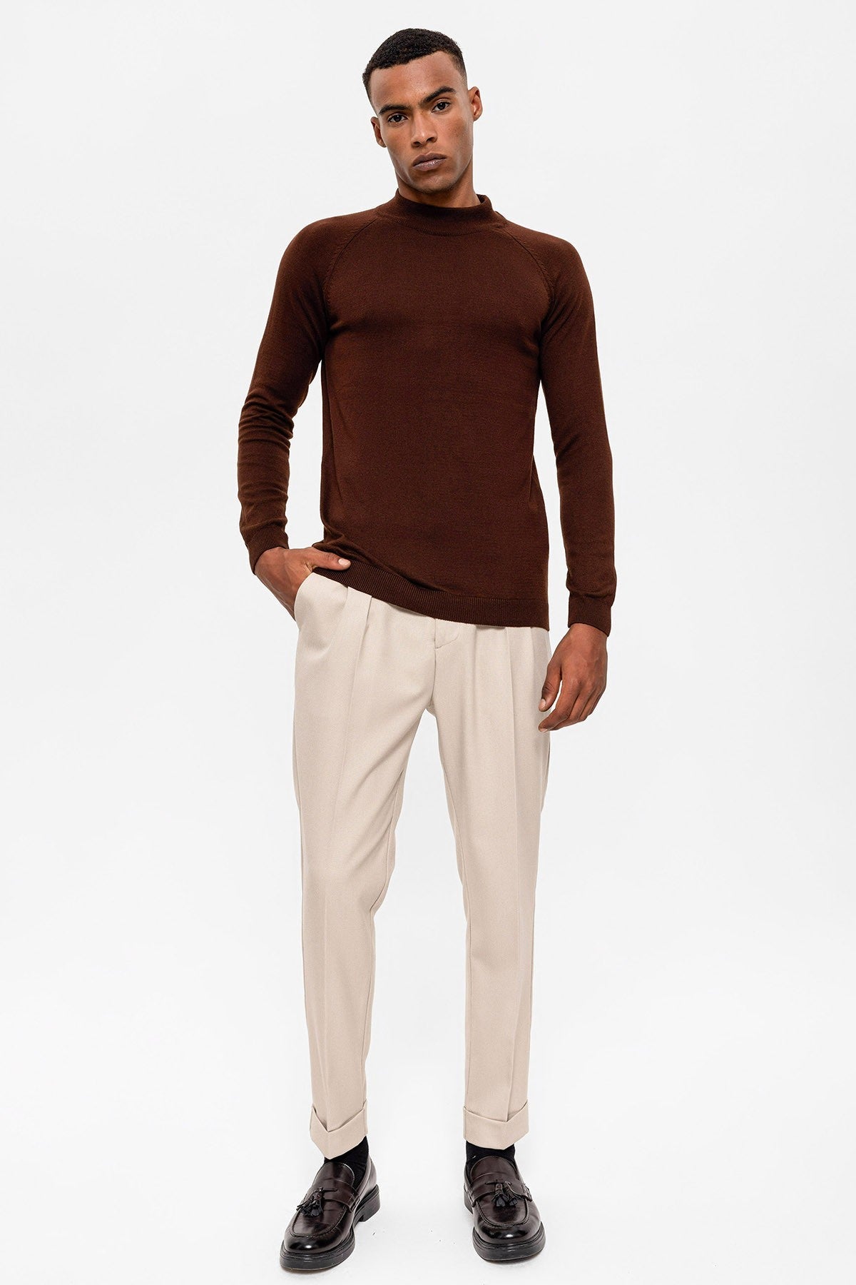 Men's Half-Turtleneck Sweater