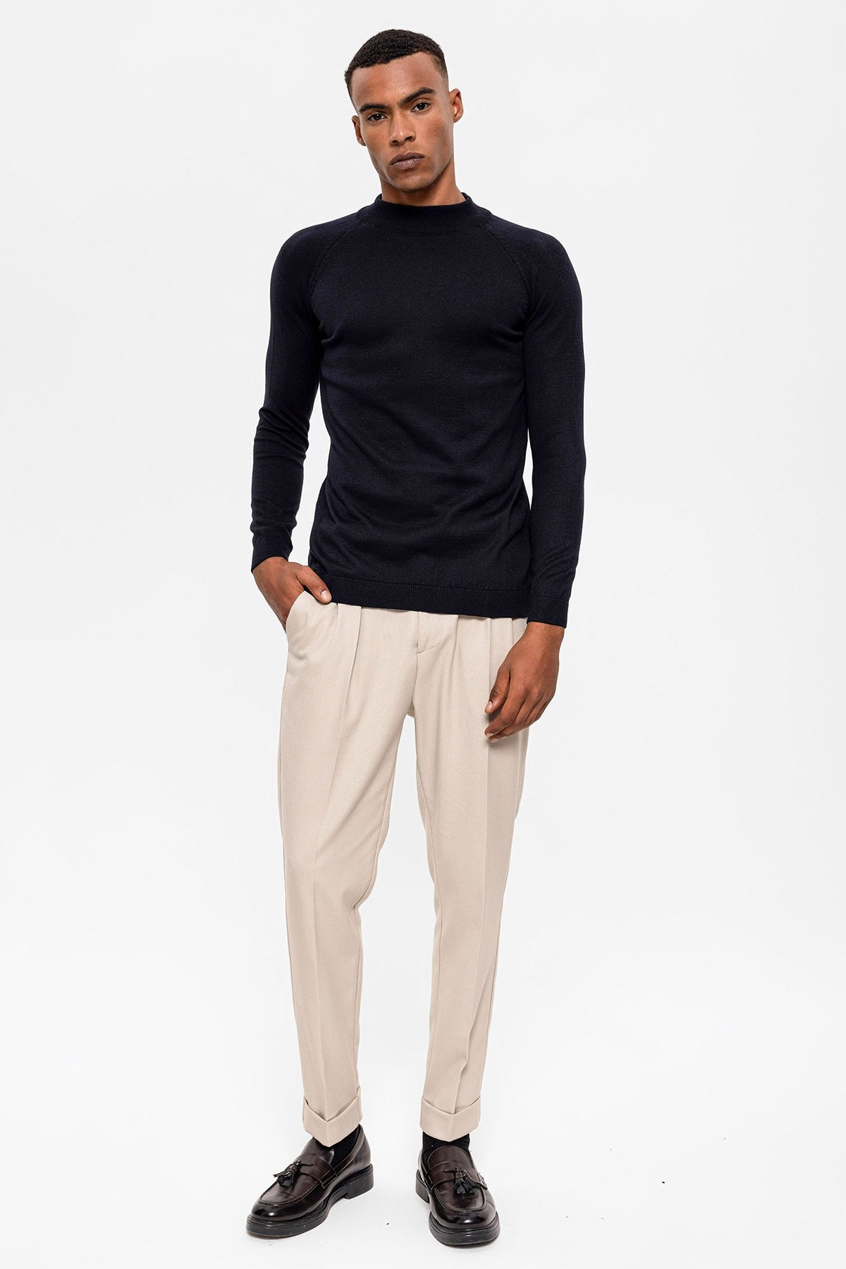 Men's Half-Turtleneck Sweater