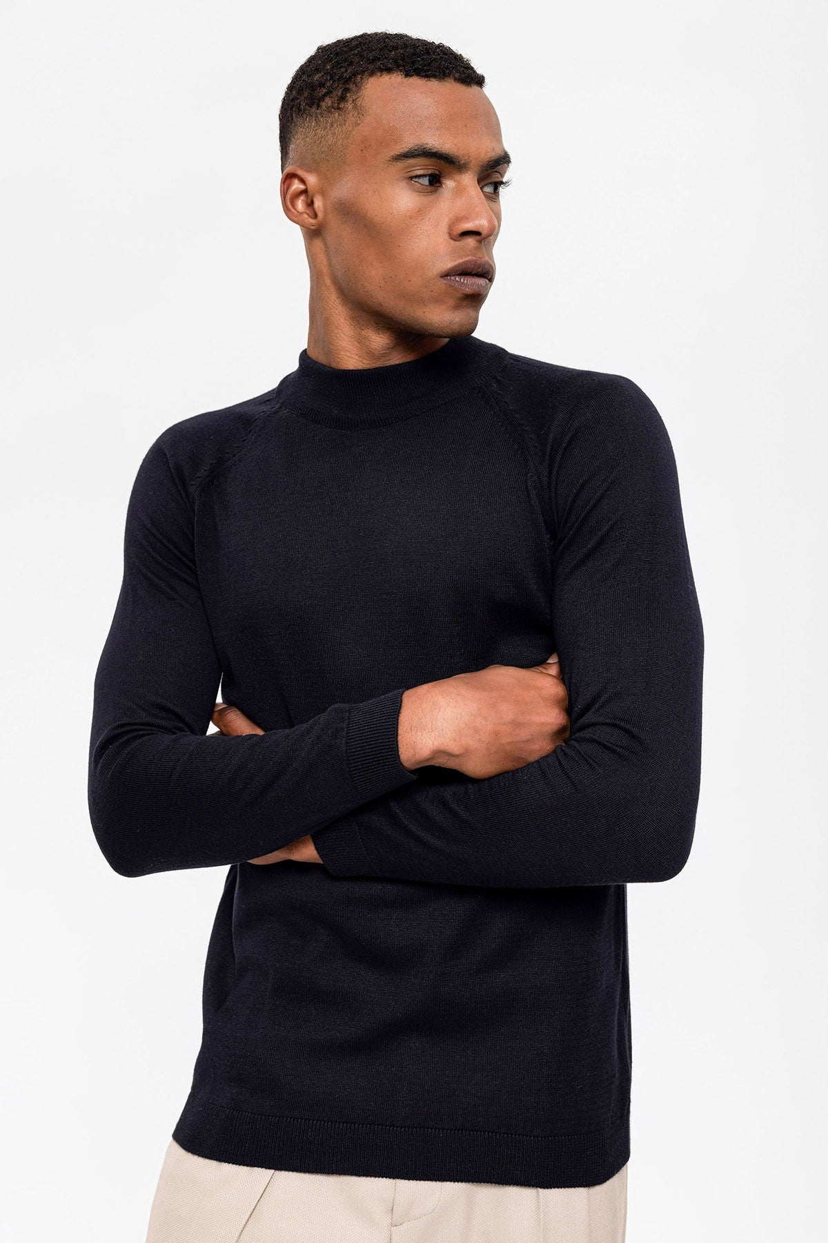 Men's Half-Turtleneck Sweater