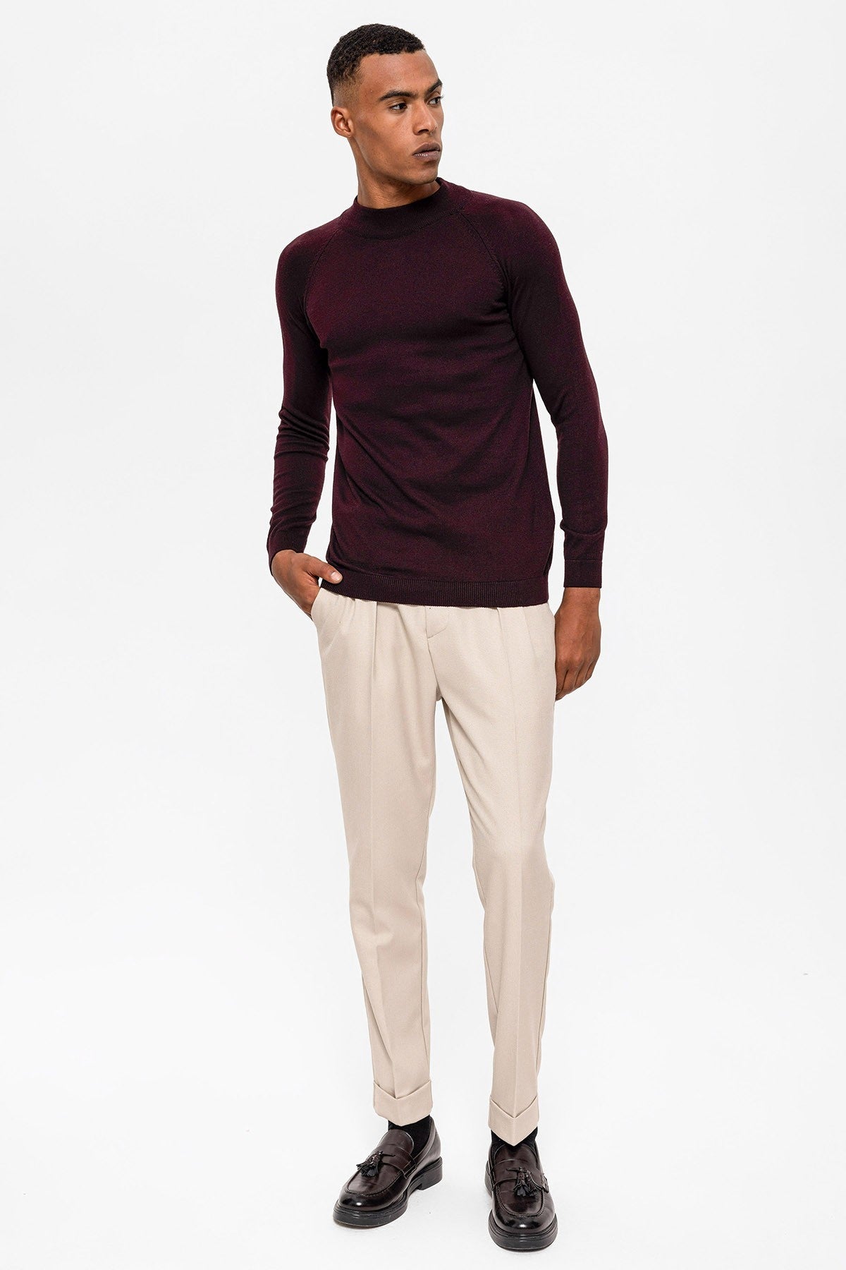 Men's Half-Turtleneck Sweater