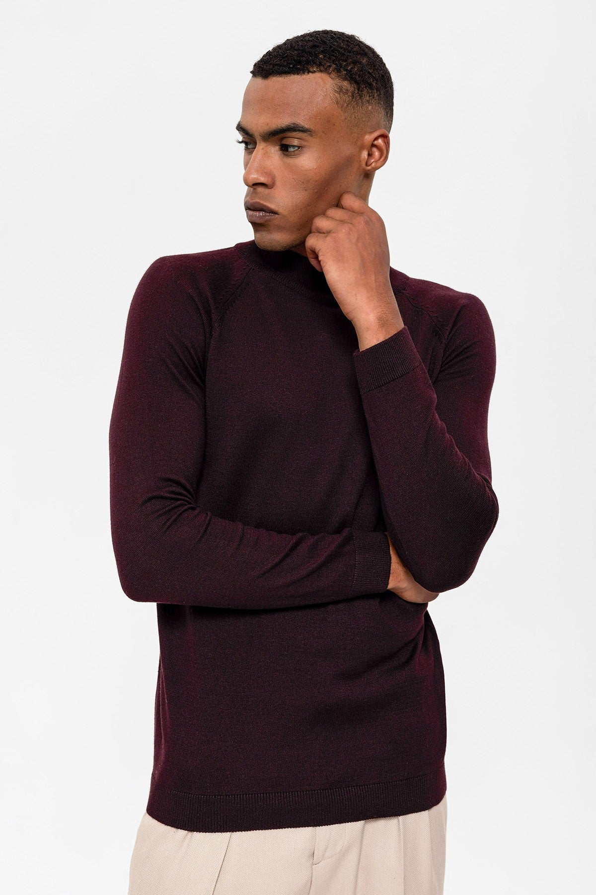 Men's Half-Turtleneck Sweater