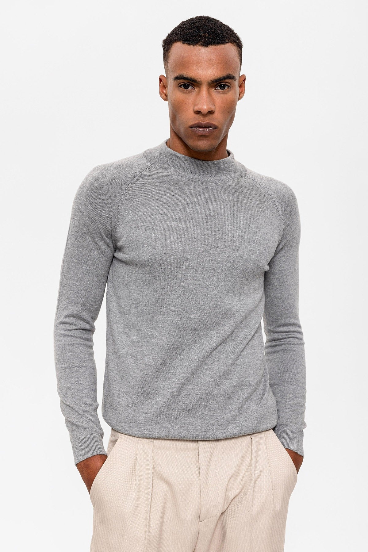 Men's Half-Turtleneck Sweater