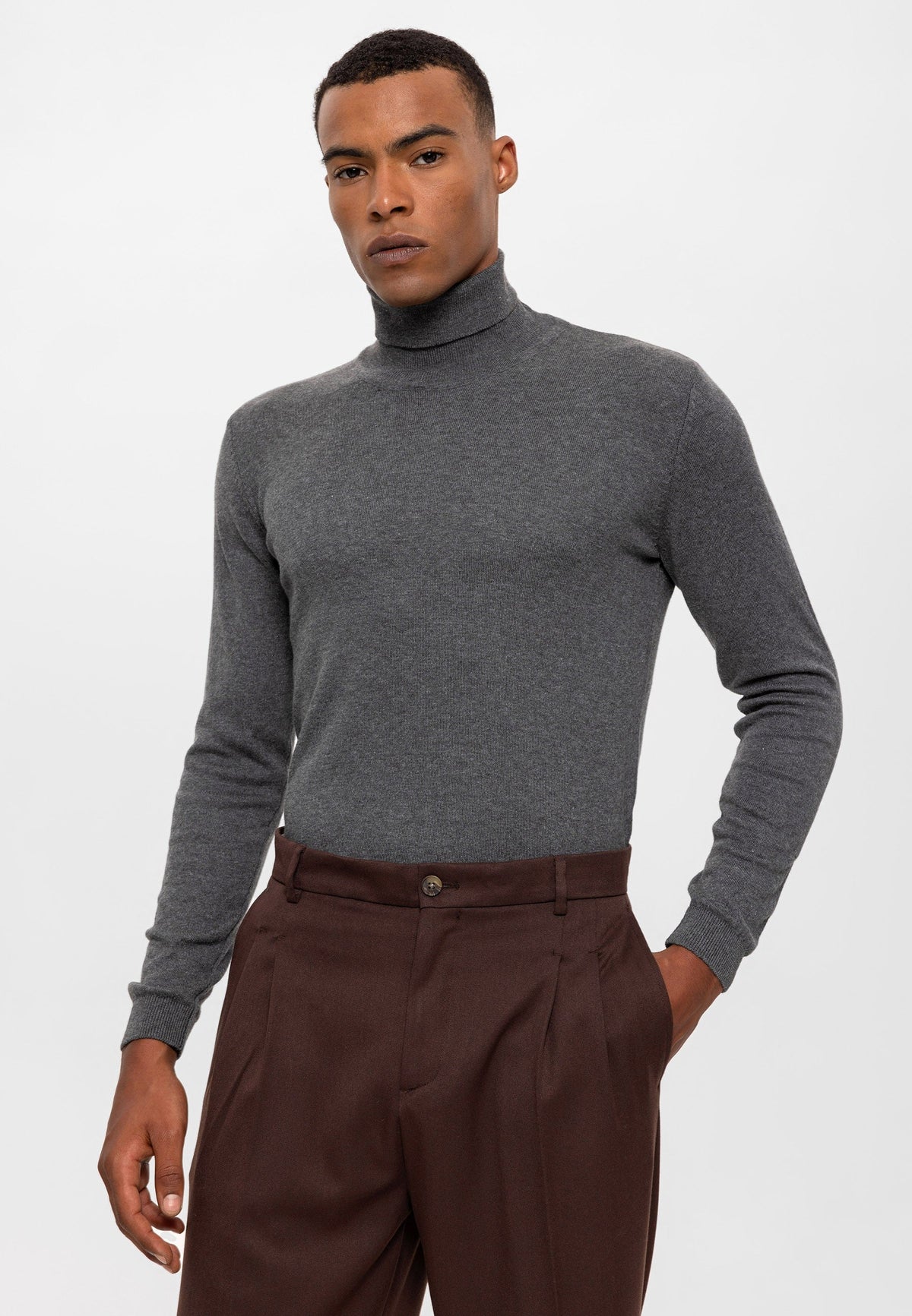 Men's Full-Neck Sweater