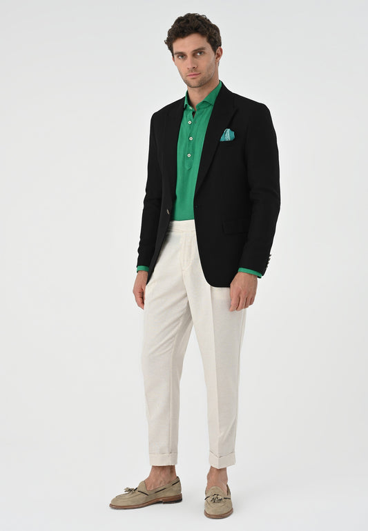 Antioch Metal Single-Button Men's Blazer Jacket