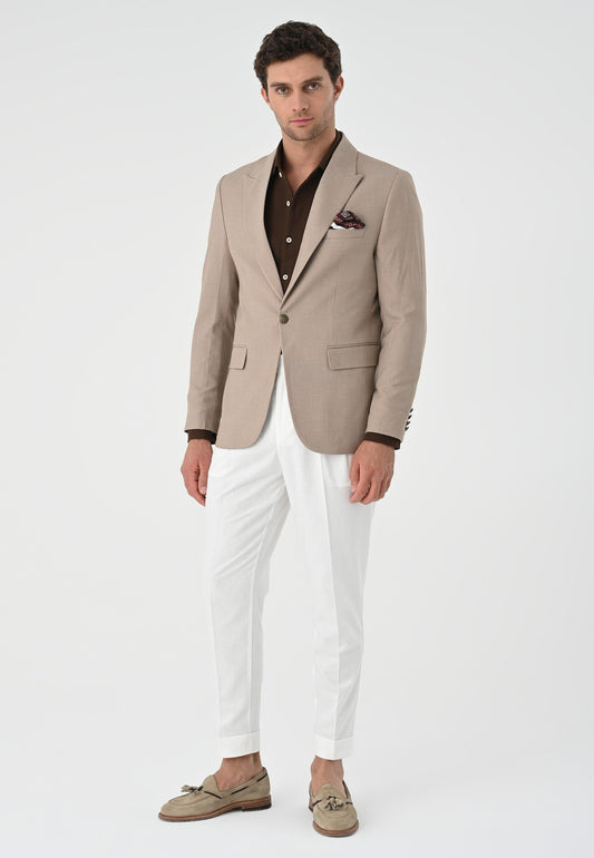 Antioch Metal Single-Button Men's Blazer Jacket