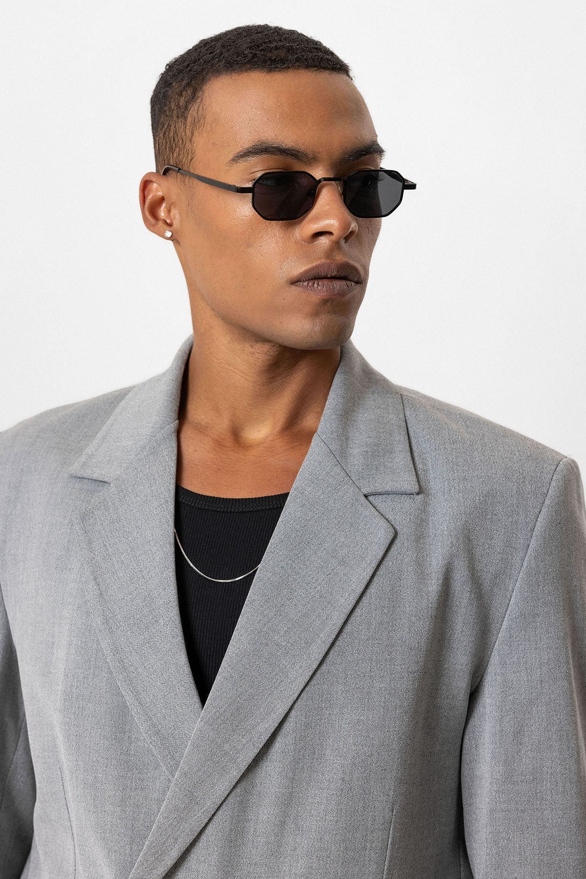 Antioch Men's Double-Breasted Blazer with Side Pockets