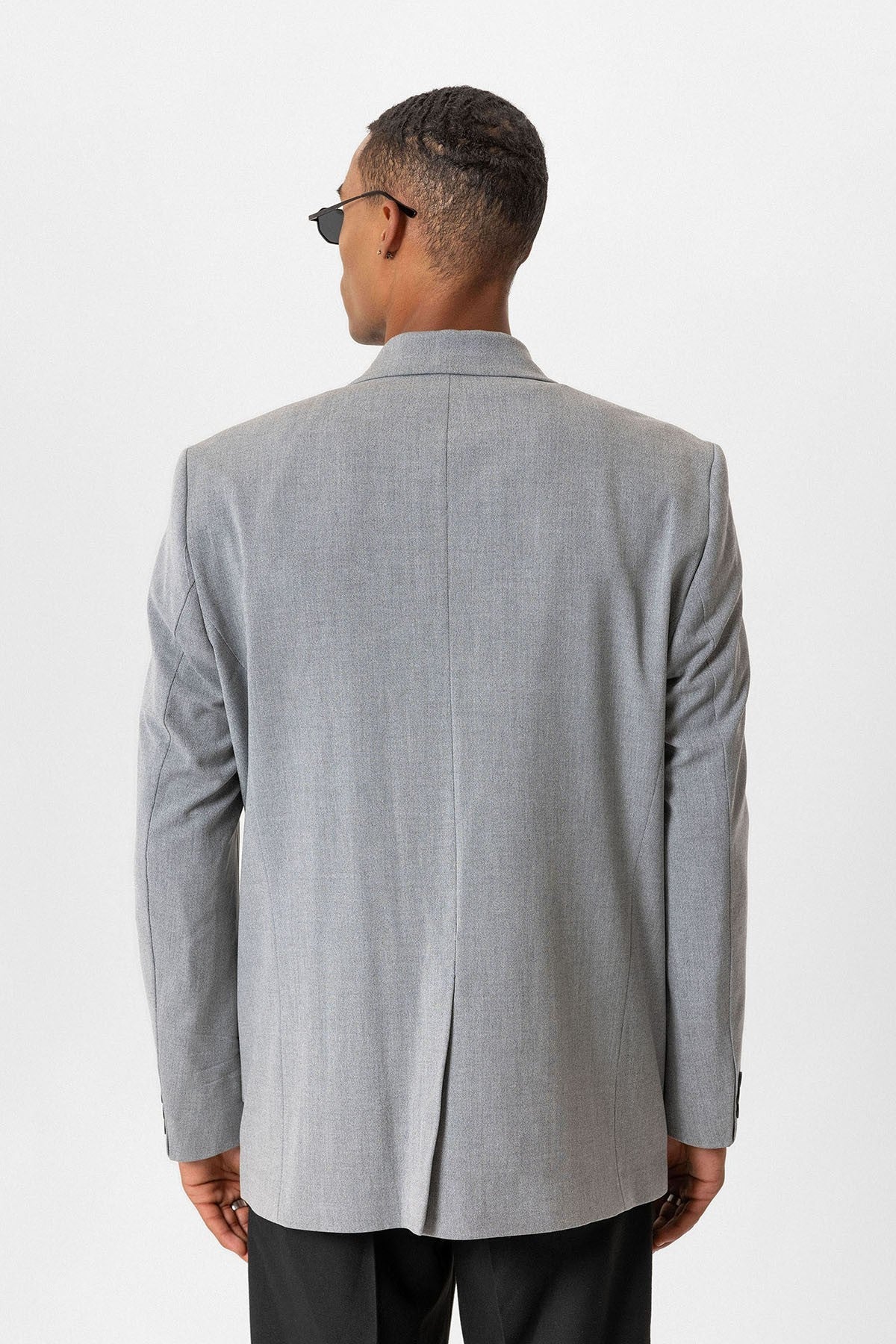 Antioch Men's Double-Breasted Blazer with Side Pockets