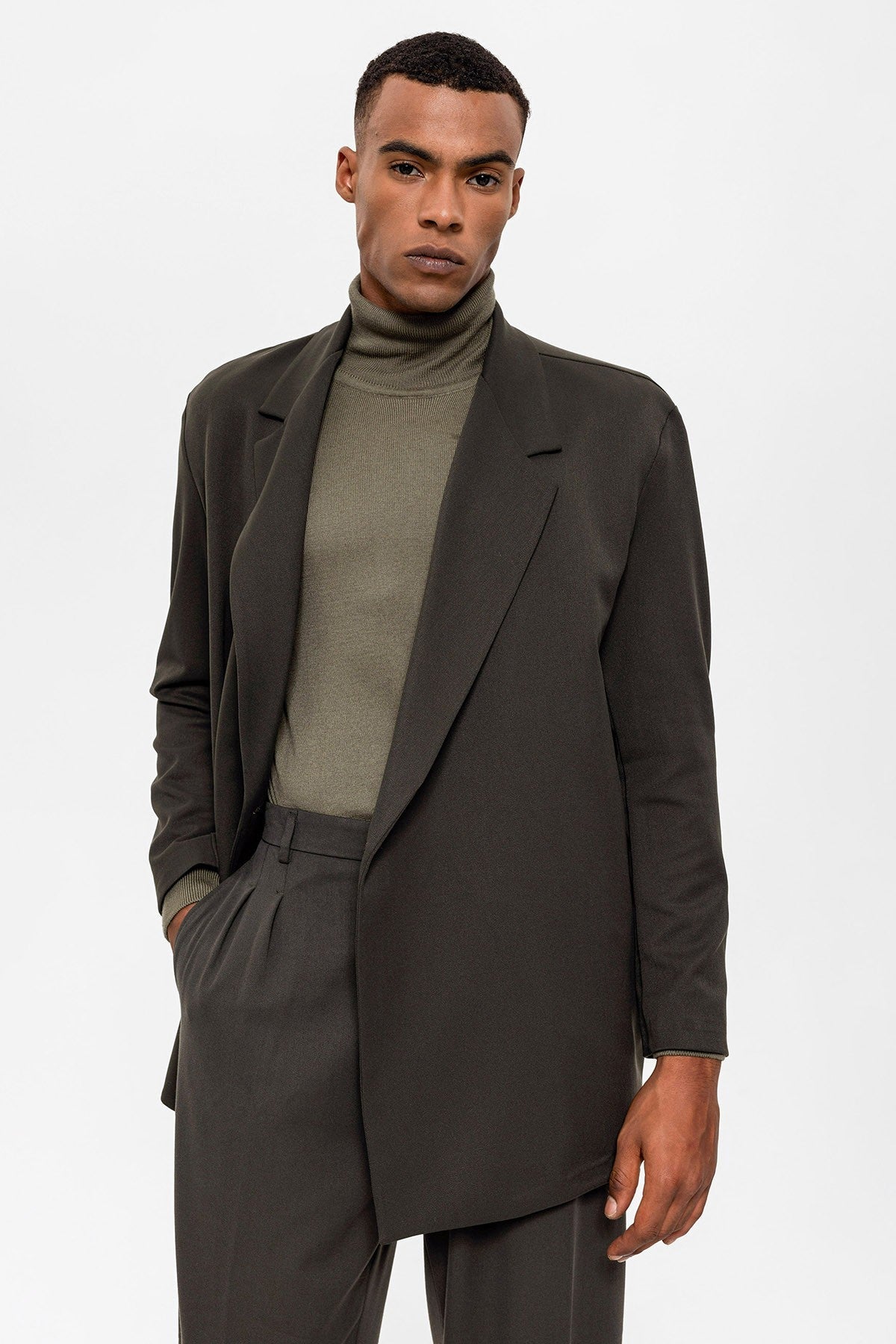 Antioch Double-Breasted Men's Blazer with Hidden Pockets