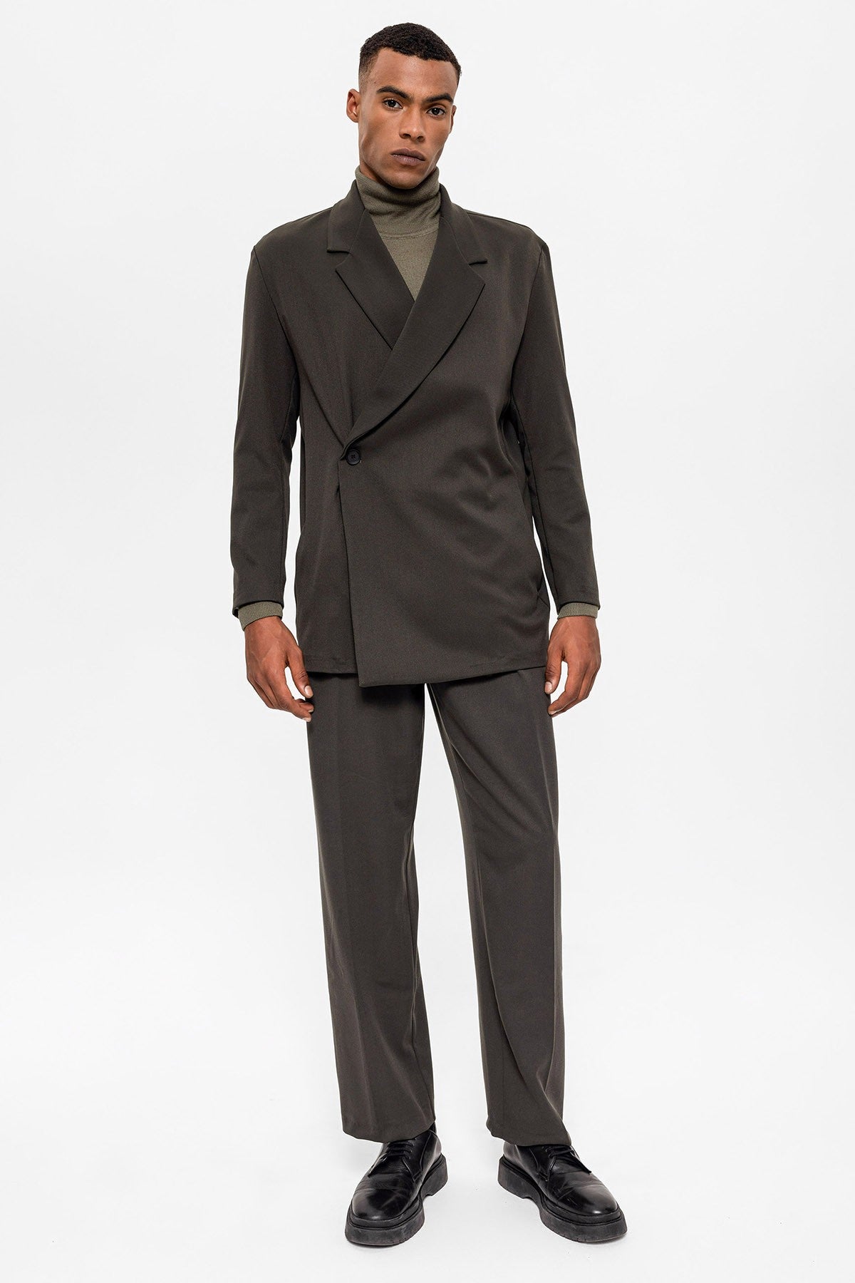 Antioch Double-Breasted Men's Blazer with Hidden Pockets