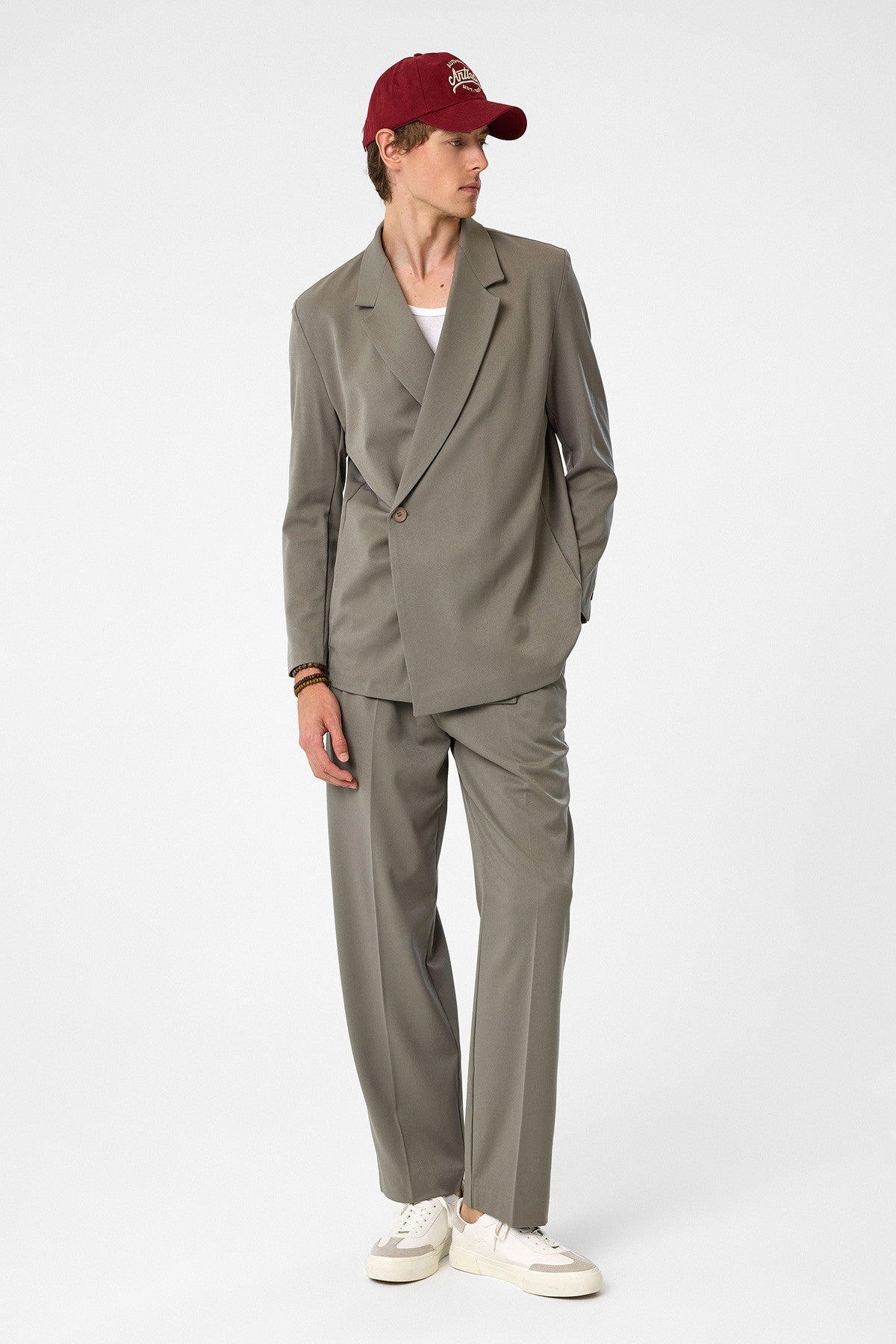 Antioch Double-Breasted Men's Blazer with Hidden Pockets