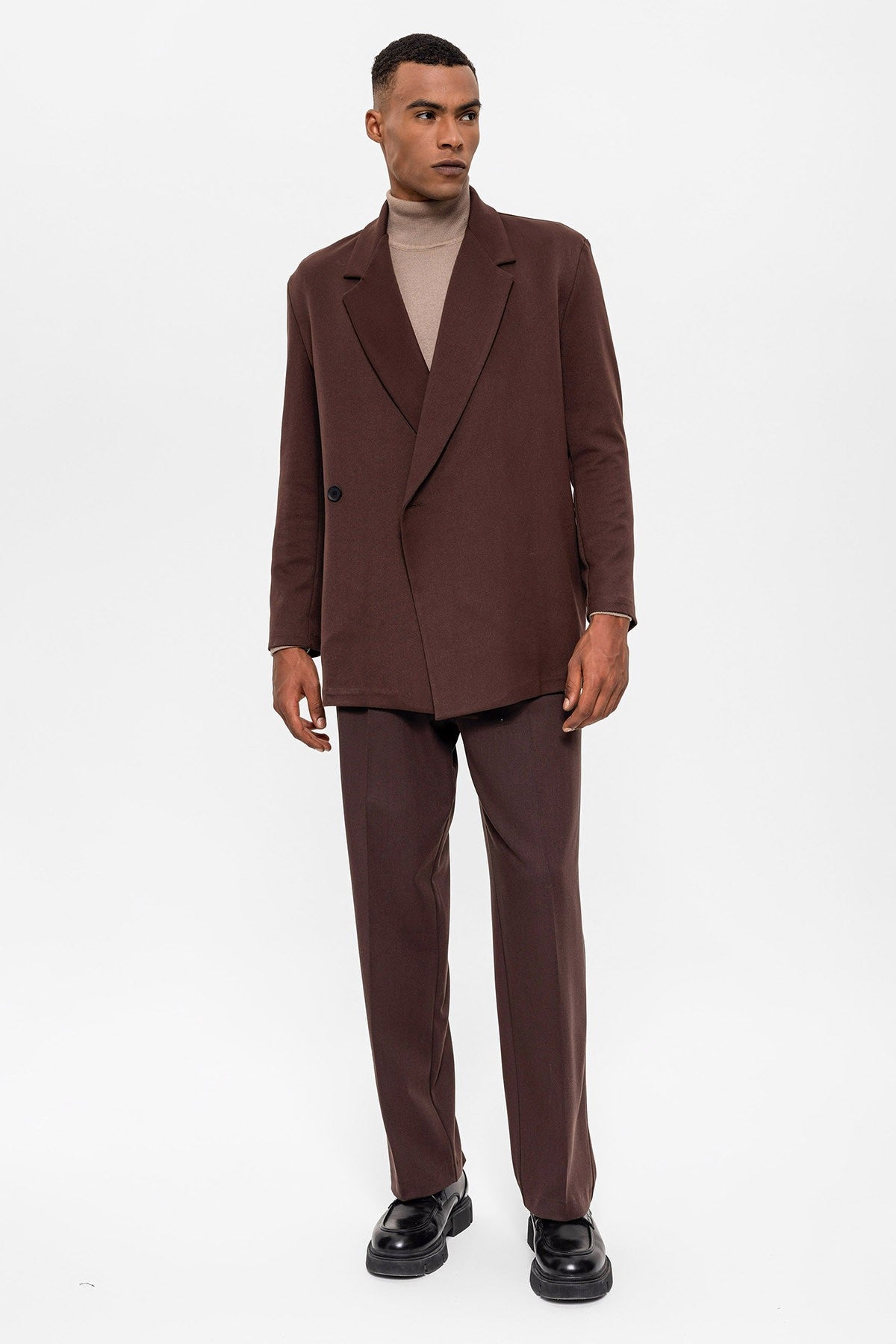 Antioch Double-Breasted Men's Blazer with Hidden Pockets