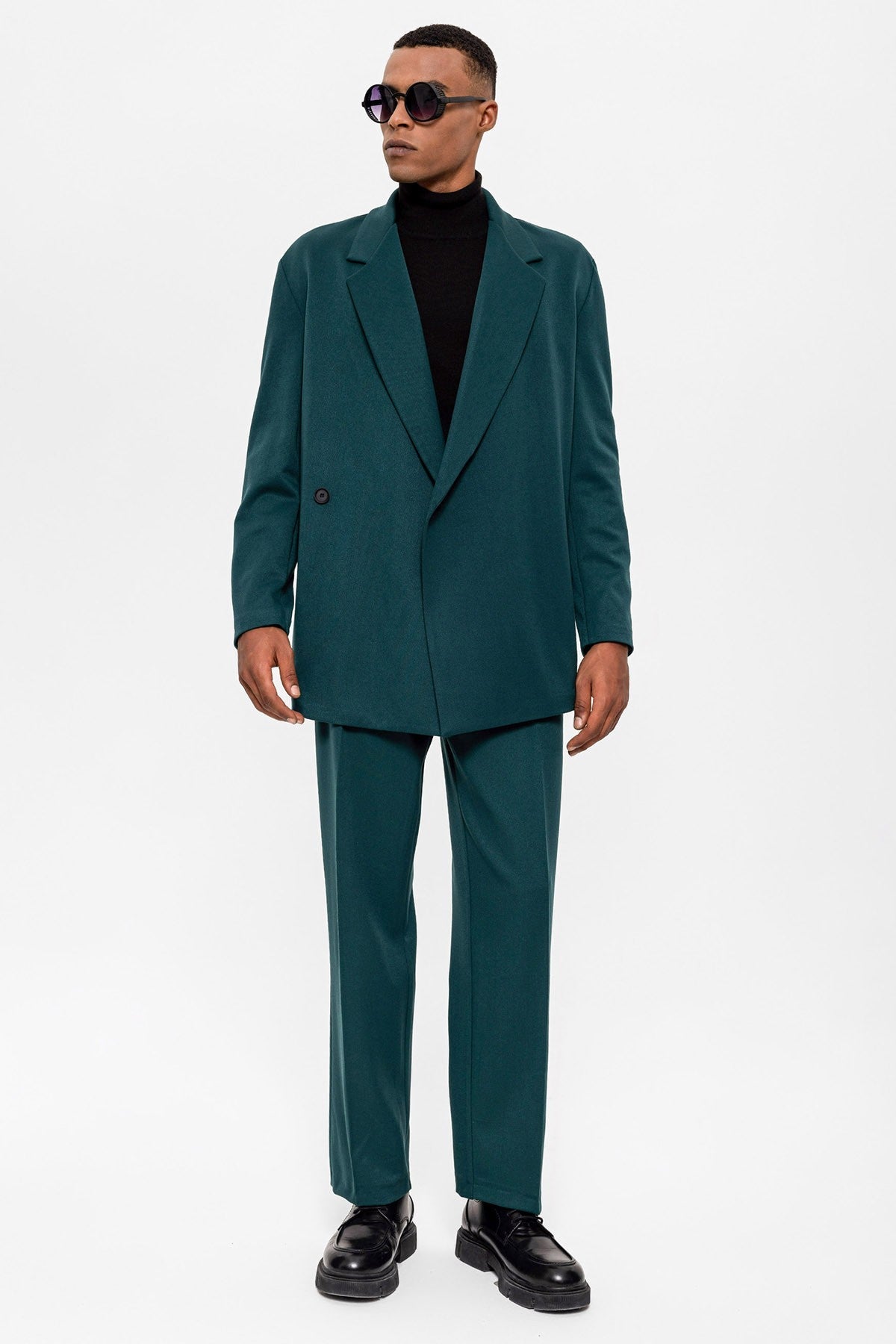 Antioch Double-Breasted Men's Blazer with Hidden Pockets