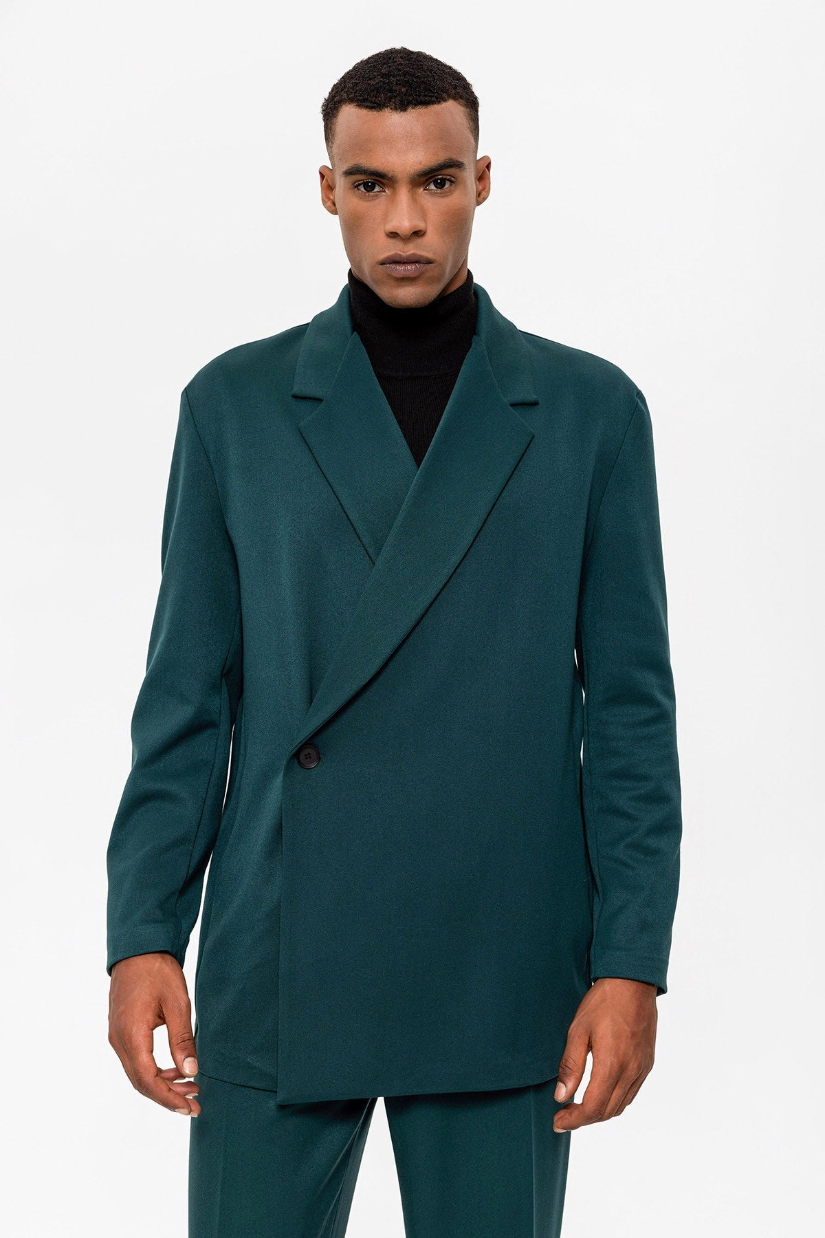 Antioch Double-Breasted Men's Blazer with Hidden Pockets
