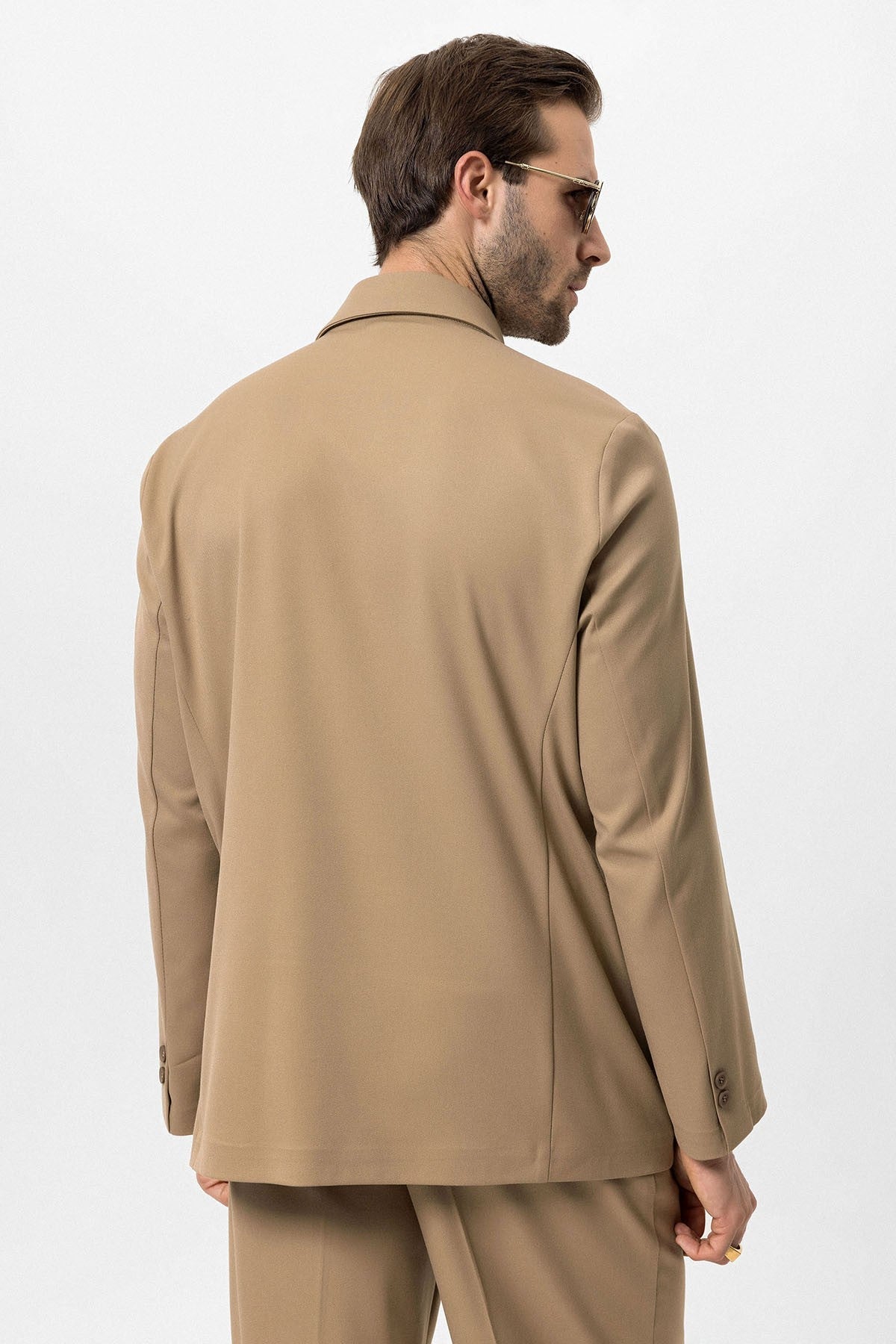 Antioch Double-Breasted Men's Blazer with Hidden Pockets