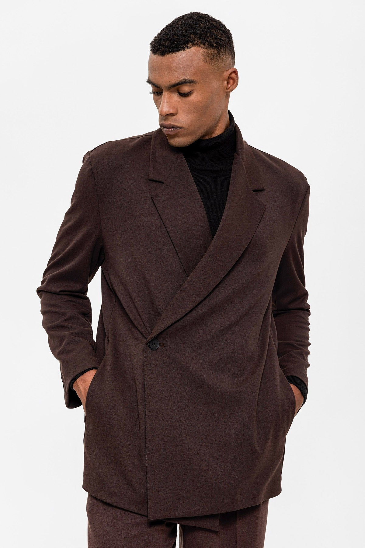Antioch Double-Breasted Men's Blazer with Hidden Pockets