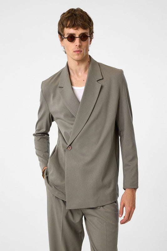 Antioch Double-Breasted Men's Blazer with Hidden Pockets