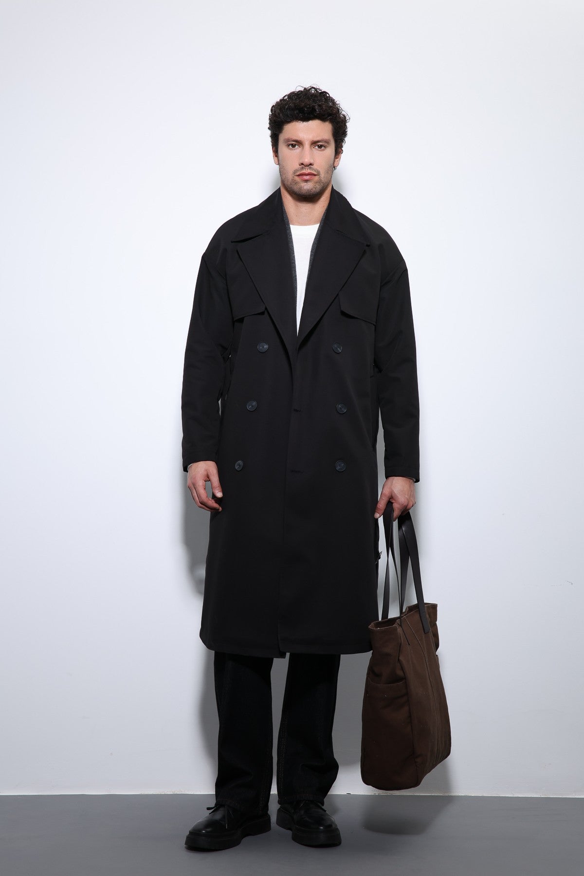 Antioch Cross-Over Belted Trench Coat