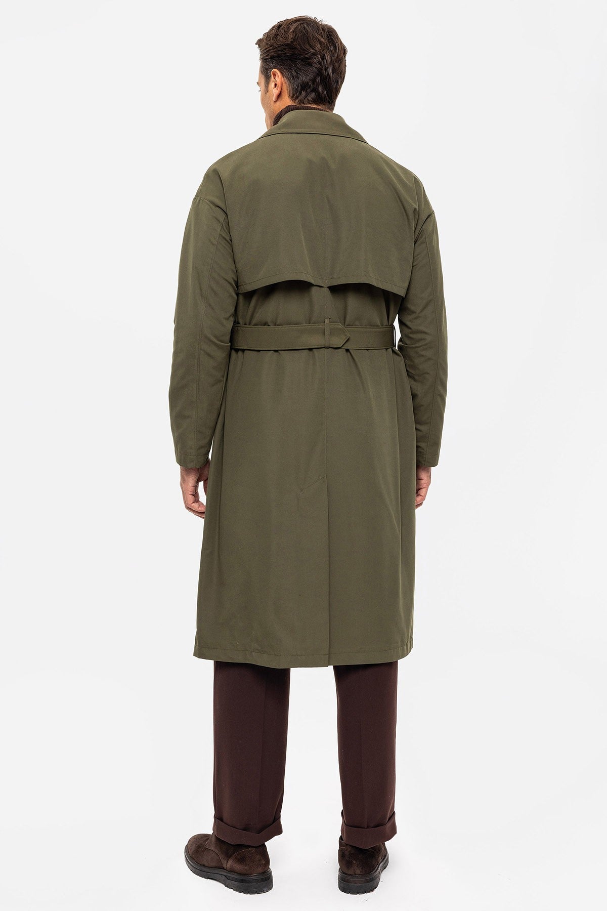 Antioch Cross-Over Belted Trench Coat
