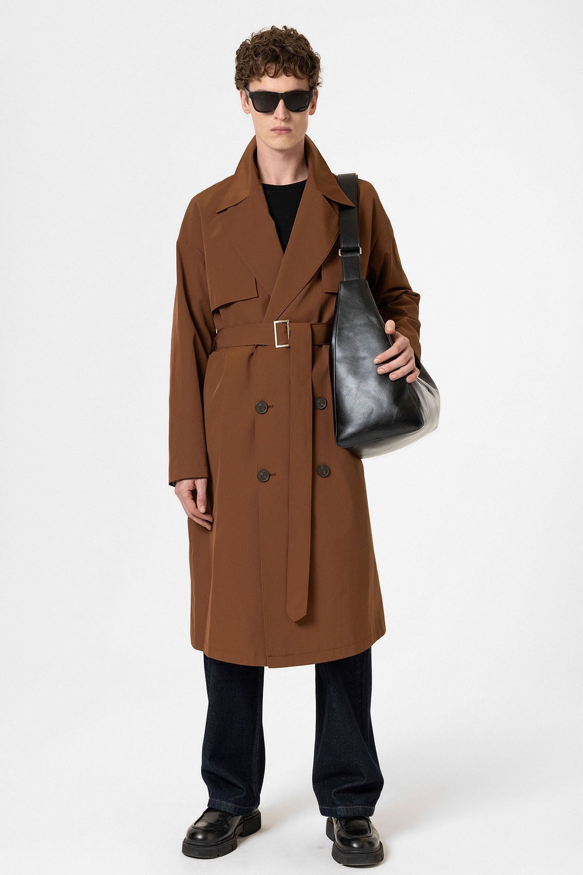 Antioch Cross-Over Belted Trench Coat