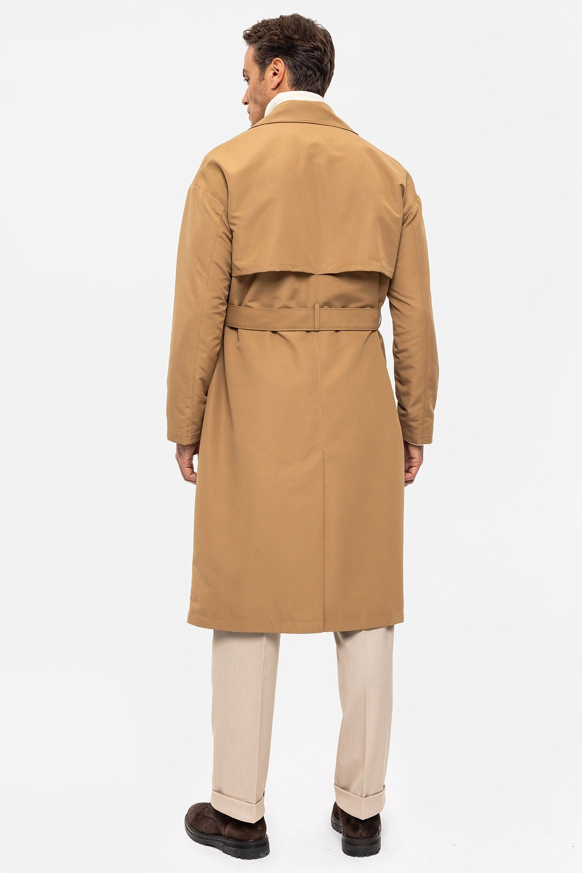 Antioch Cross-Over Belted Trench Coat