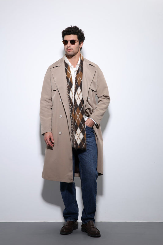 Antioch Cross-Over Belted Trench Coat