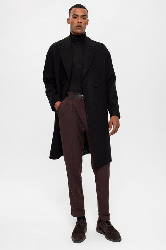 Antioch Oversized Double-Breasted Men's Coat