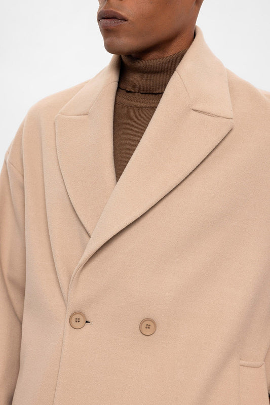 Antioch Oversized Double-Breasted Men's Coat