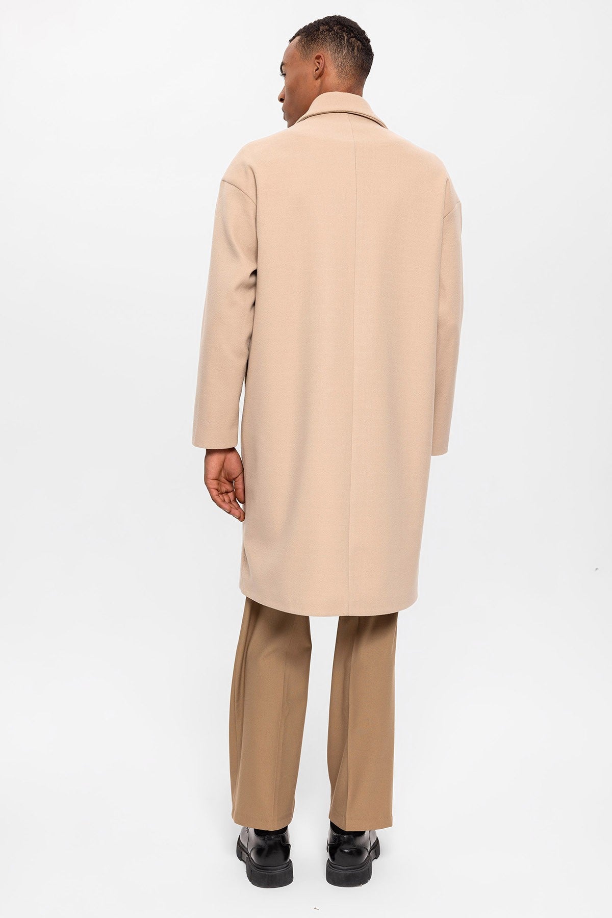 Antioch Oversized Double-Breasted Men's Coat