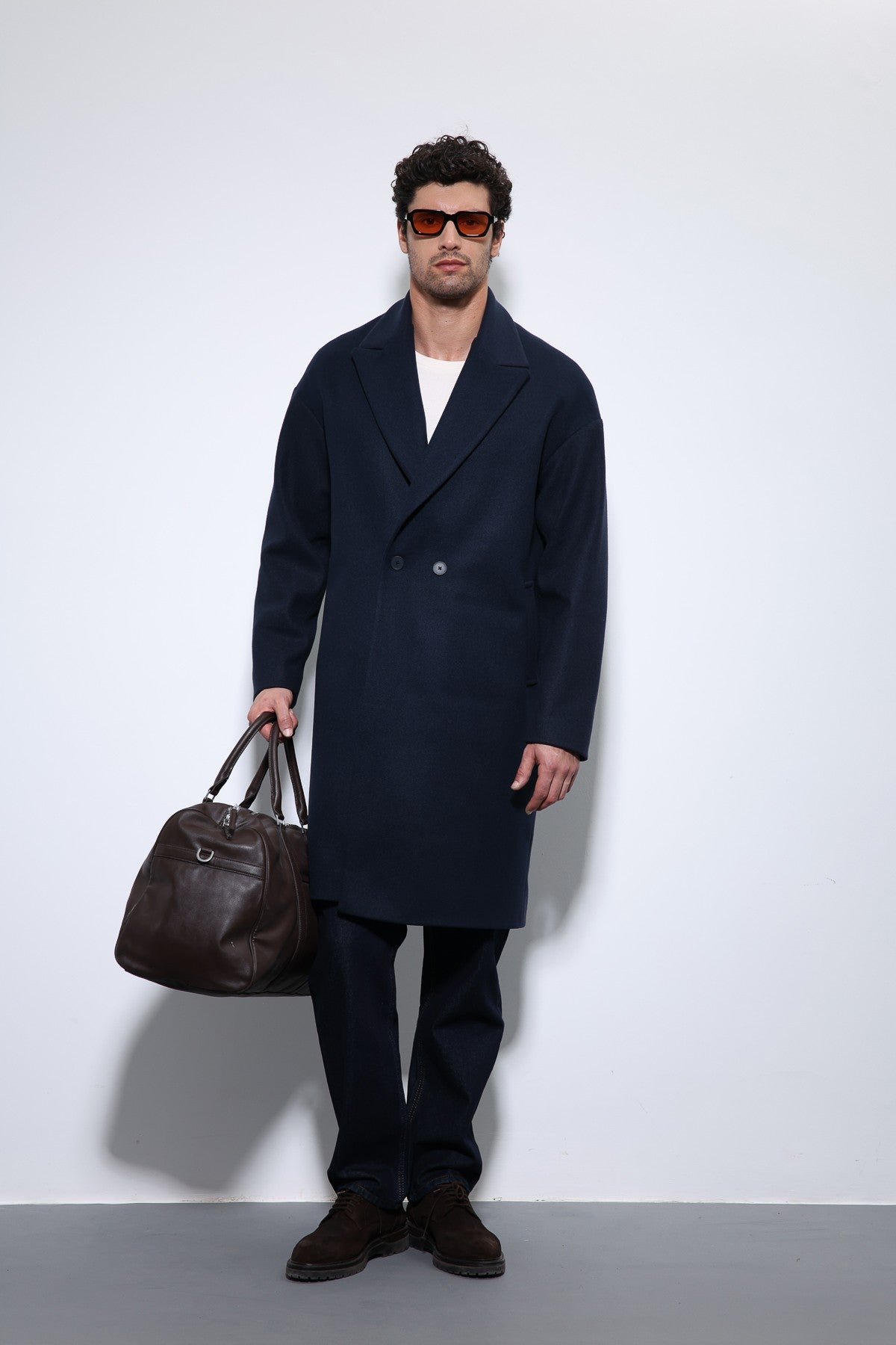 Antioch Oversized Double-Breasted Men's Coat
