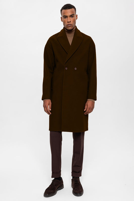Antioch Oversized Double-Breasted Men's Coat