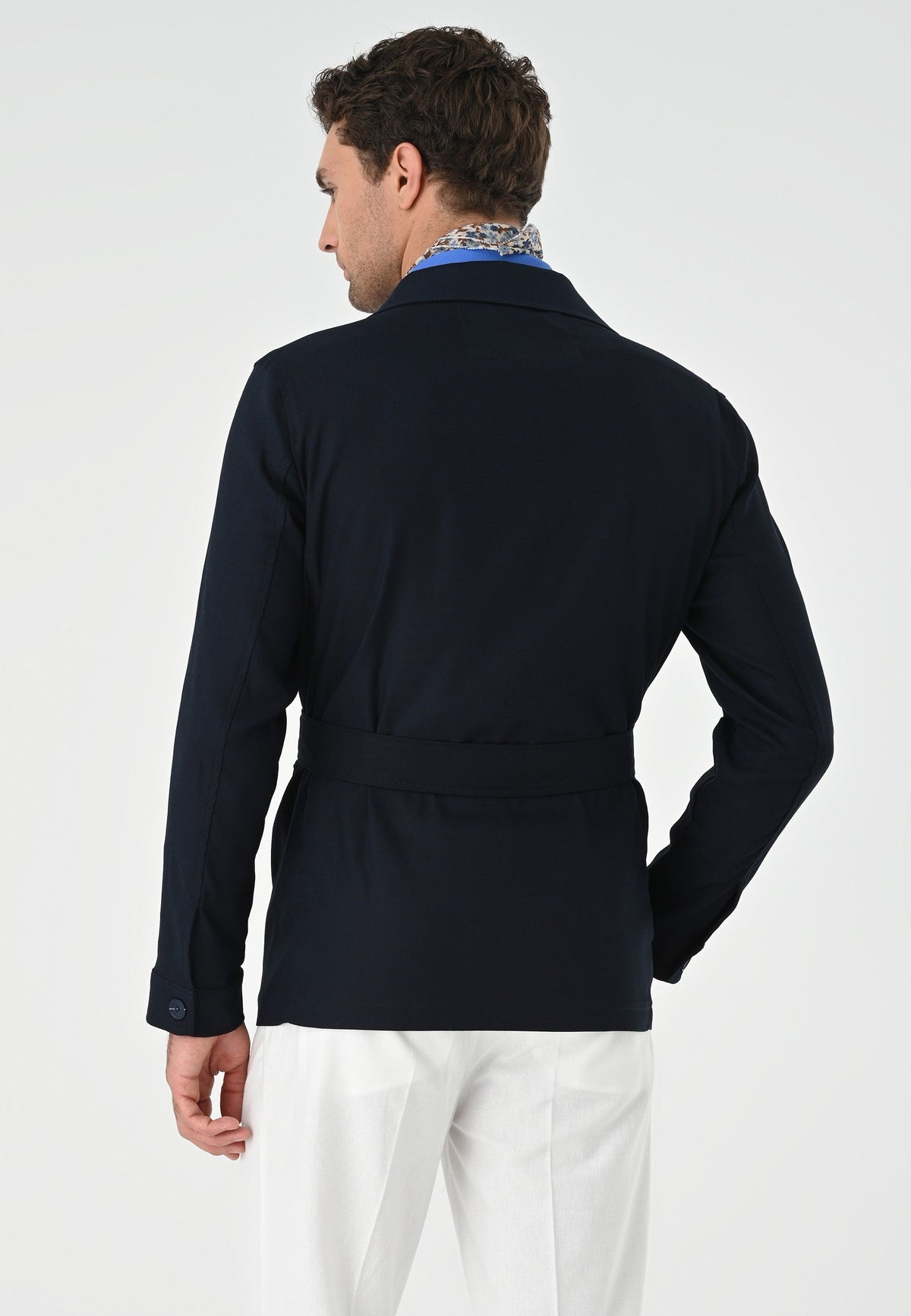 Antioch Men's Belted Seasonal Linen Coat