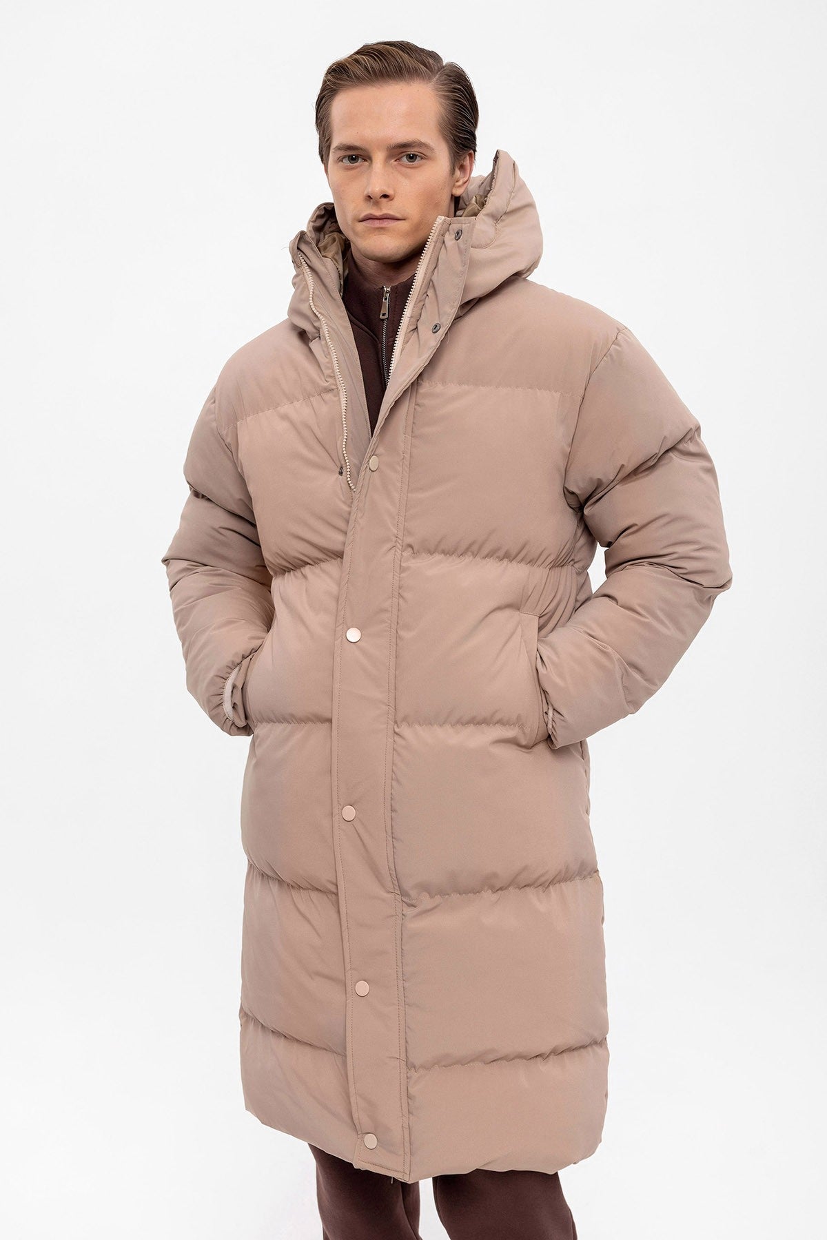 Antioch Long Hooded Puffer Jacket