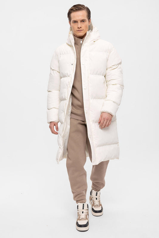 Antioch Long Hooded Puffer Jacket