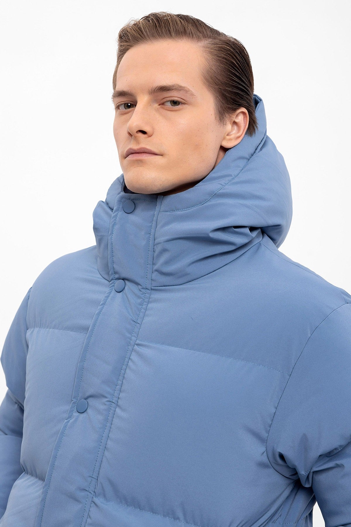 Antioch Long Hooded Puffer Jacket