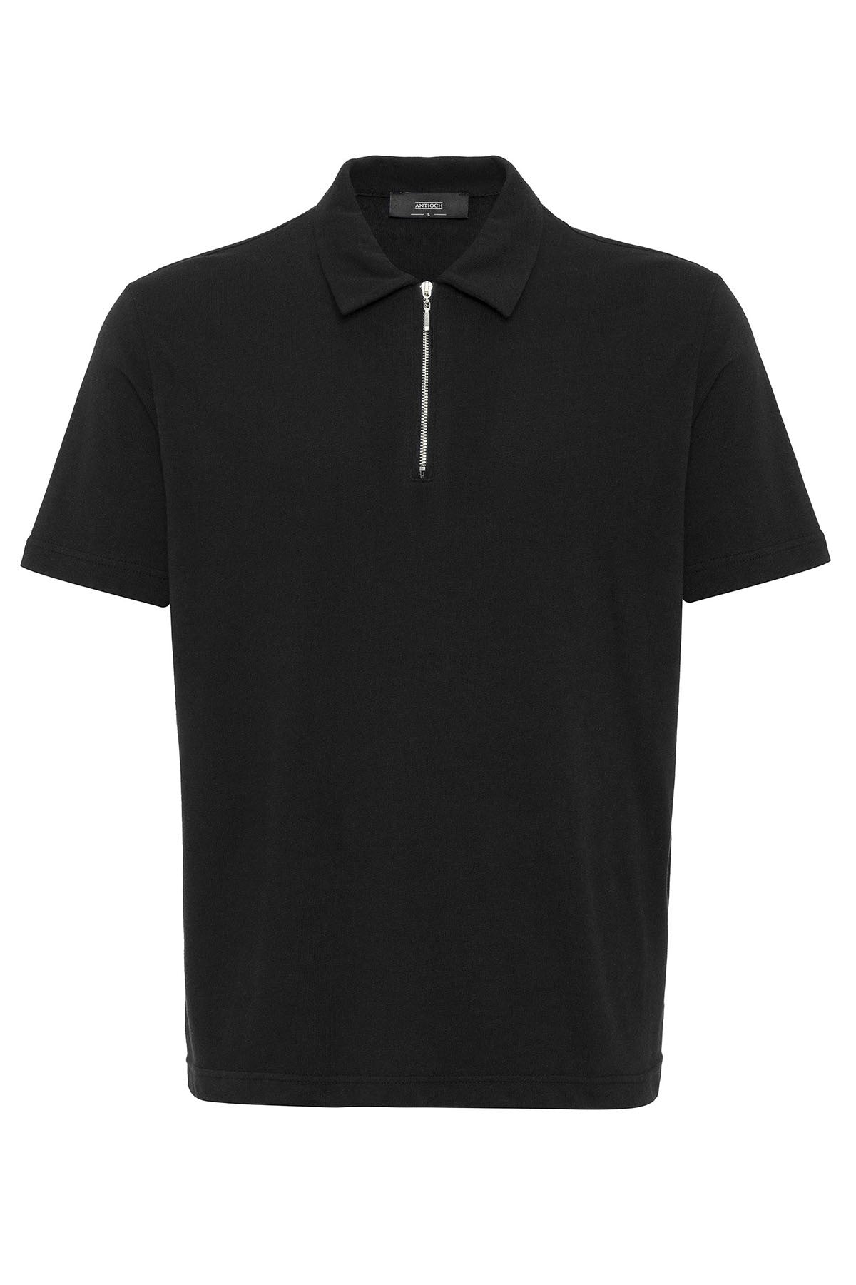 Antioch Polo-Neck Zipper Men's T-Shirt
