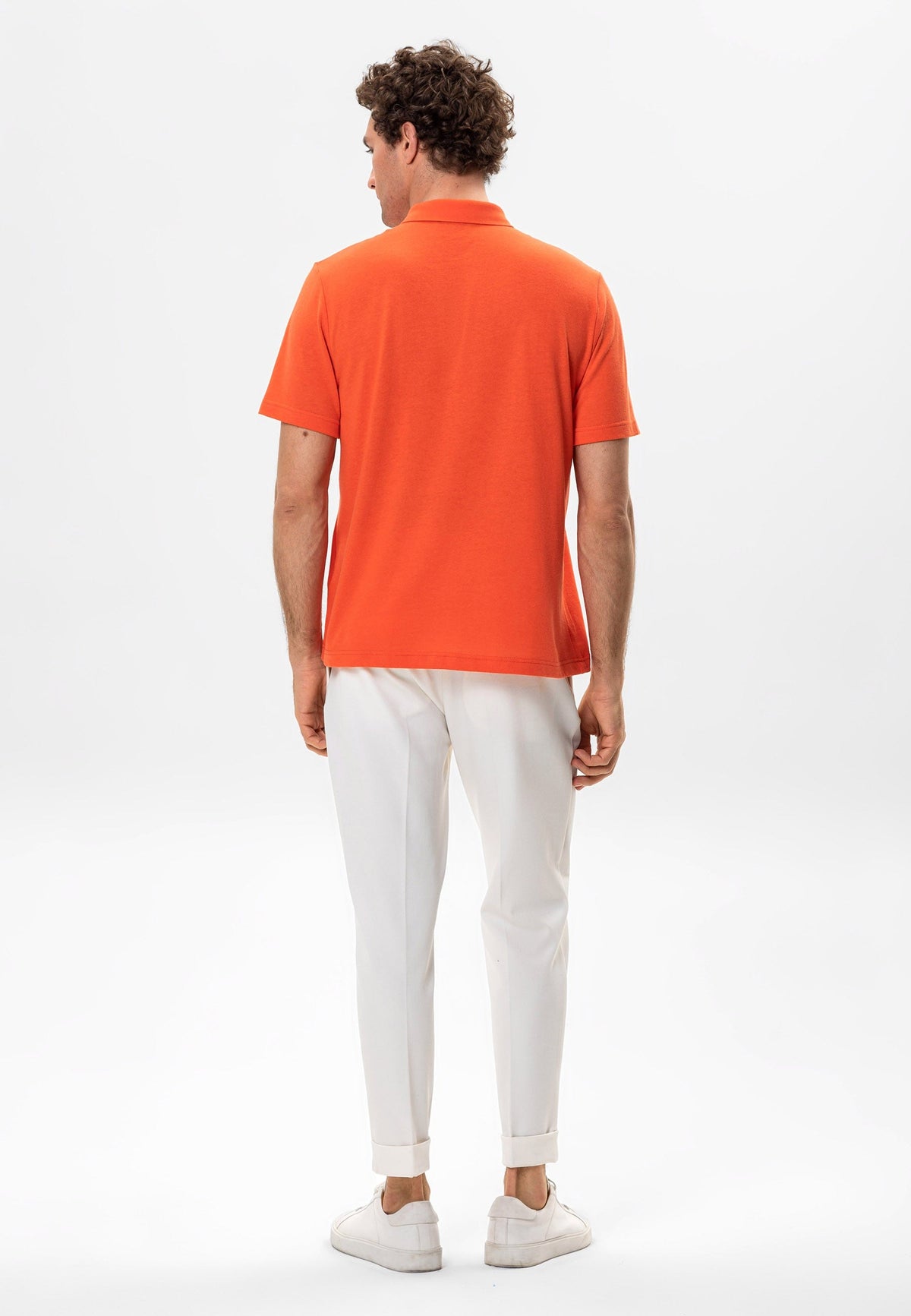 Antioch Polo-Neck Zipper Men's T-Shirt